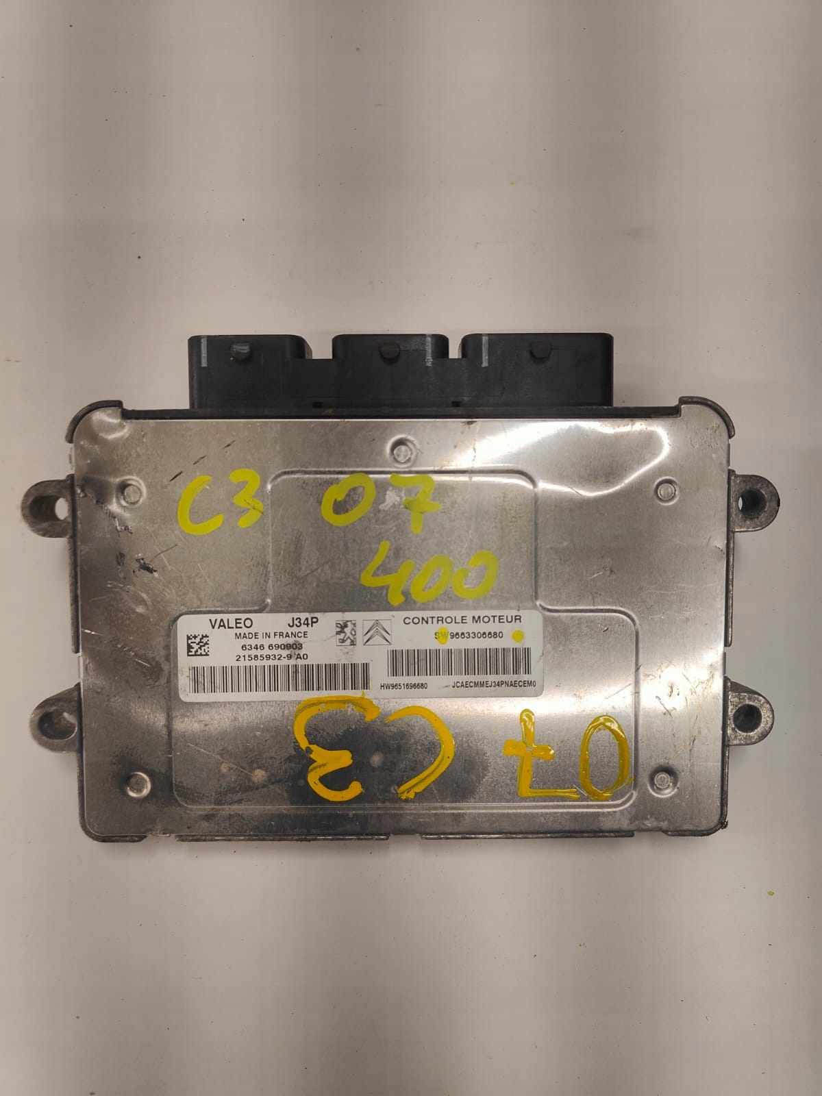 Citroen c3 9663306680 RIADIACA JEDNOTKA MOTORA