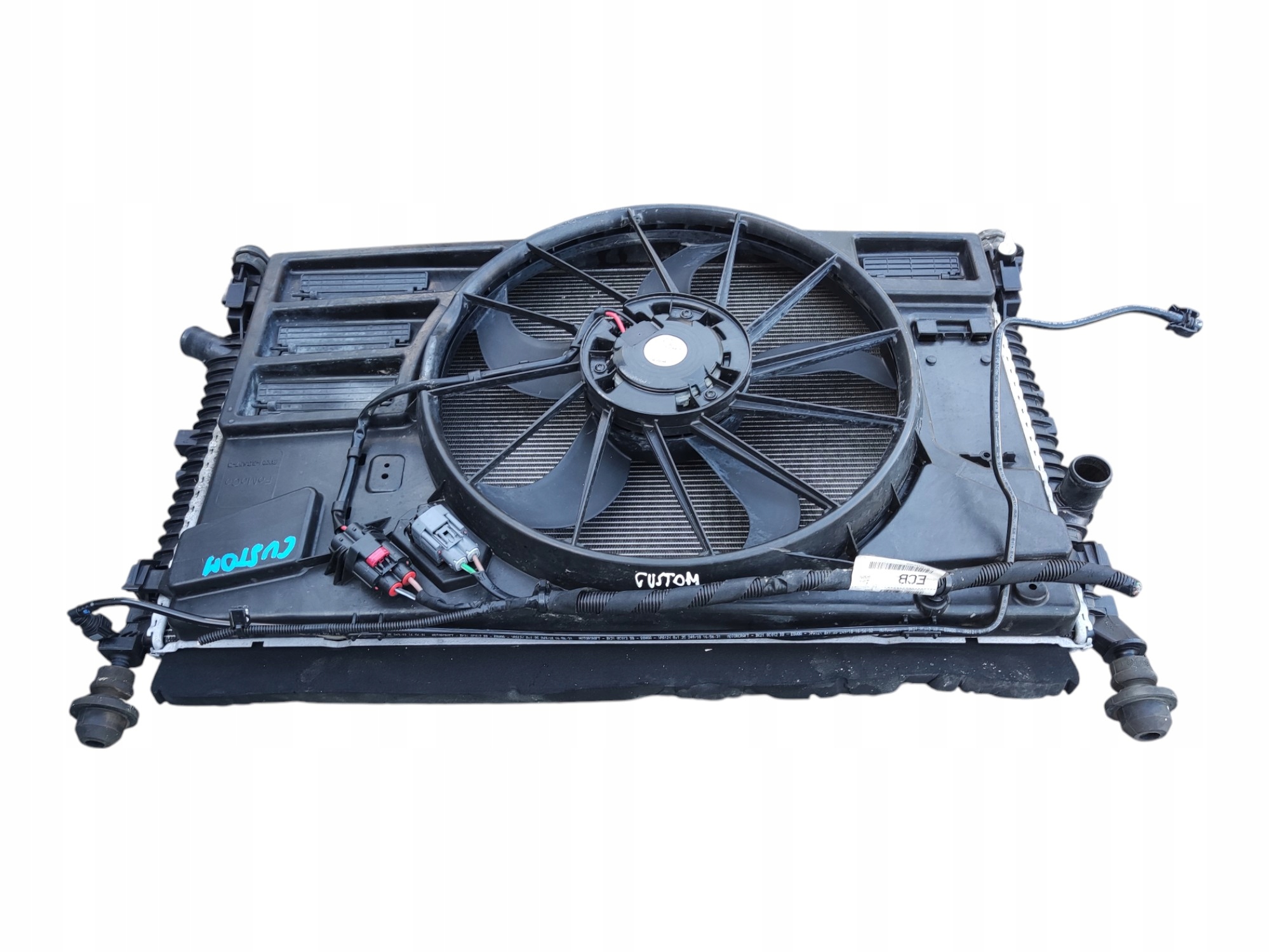 CHLADICE VENTILATOR FORD TRANSIT CUSTOM MK1 2.0 TDCI 2017-2023 LIFT