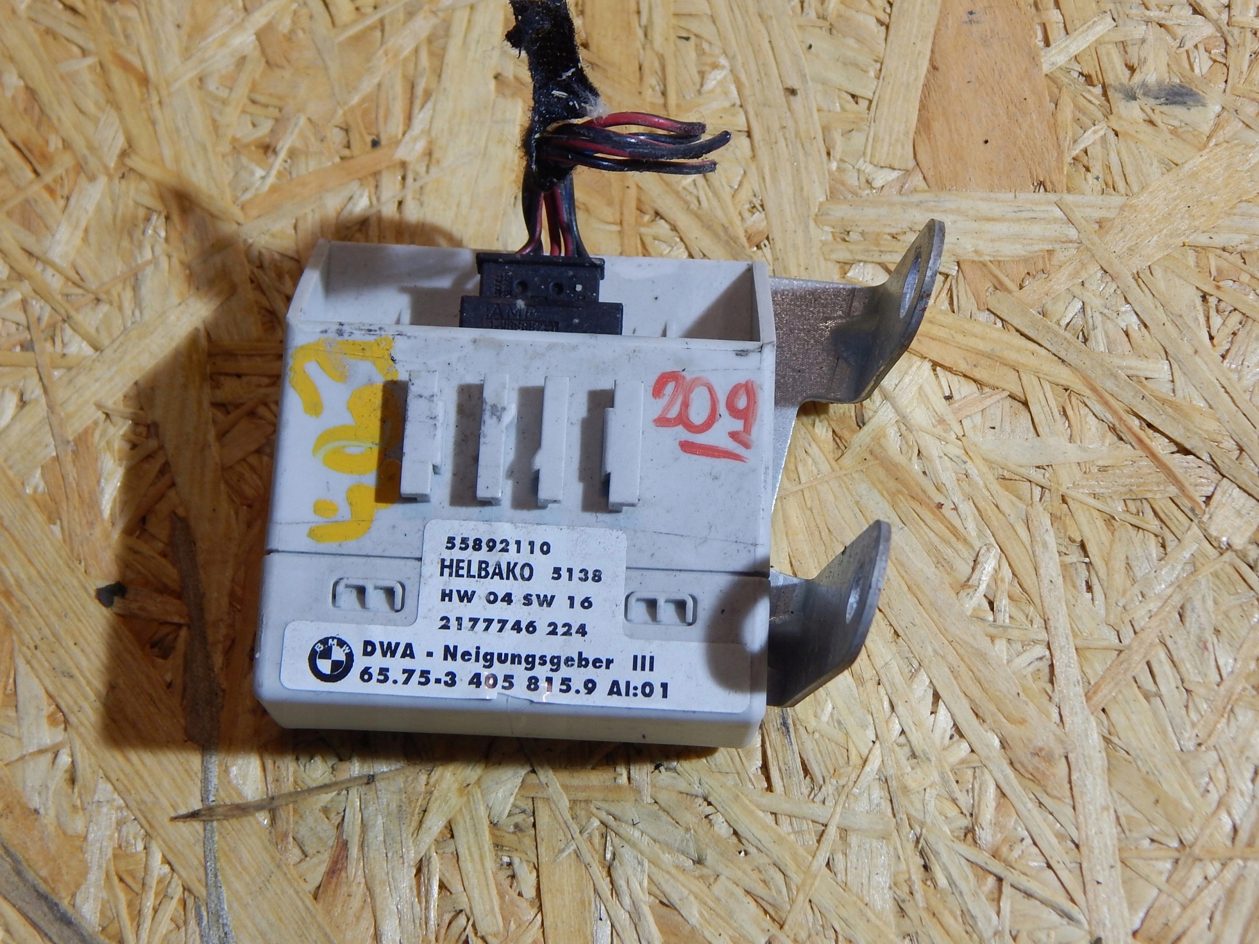BMW E83 X3 MODUL CIDLO SKLONU 3405815