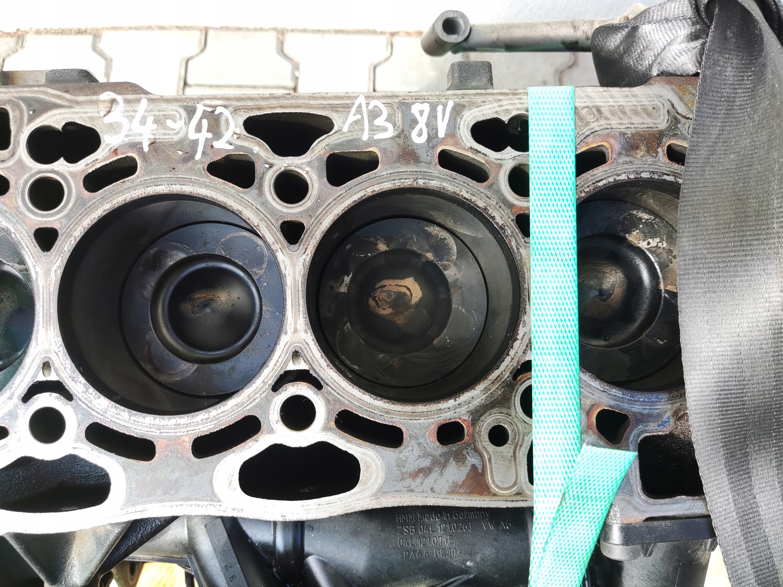 BLOK MOTORA KLUKA KLUKOVY HRIADEL PIESTY AUDI A3 8V 1.6 TDI CRK 2012-2016