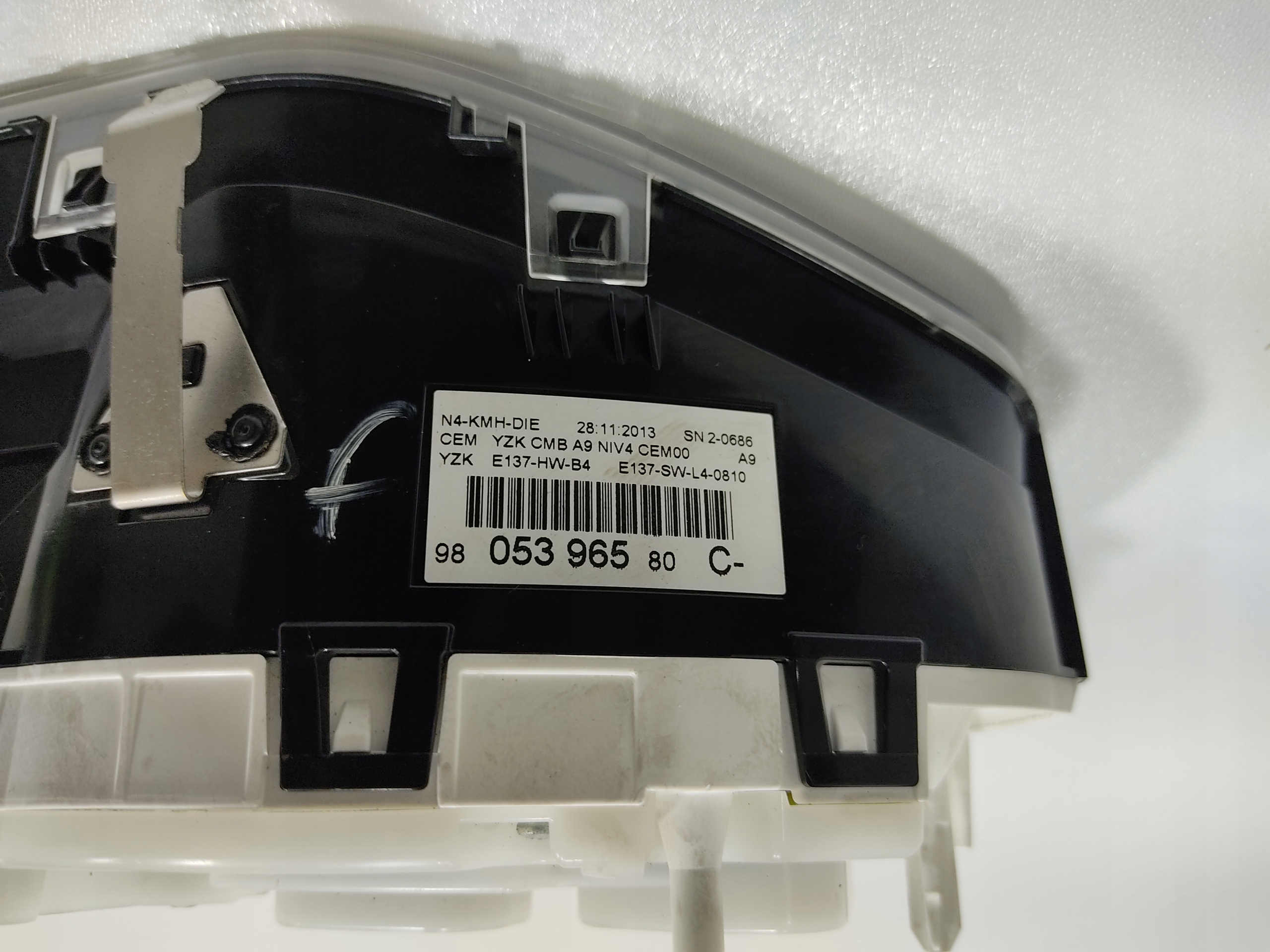 TACHOMETER BUDIKY PEUGEOT 2008 I 1.6 E-HDI 9805341480 9805396580 2013-2019 EUROPA