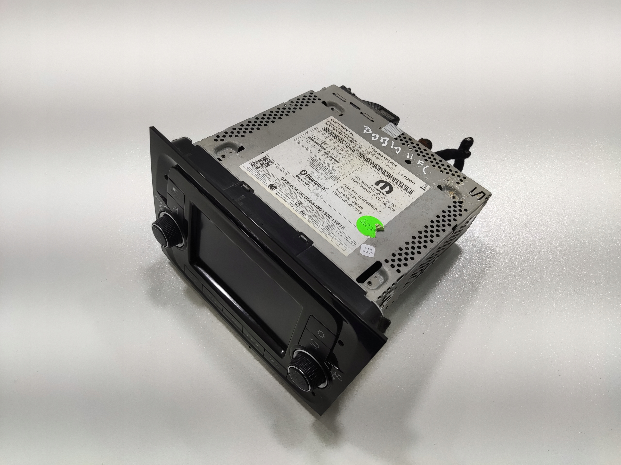 RADIO NAVIGACIA FIAT DOBLO II 7356342520 07356342520 2015-2019