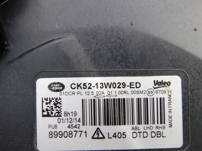 RANGE VOGUE BI XENON 13-16 PRAVE PREDNE SVETLO