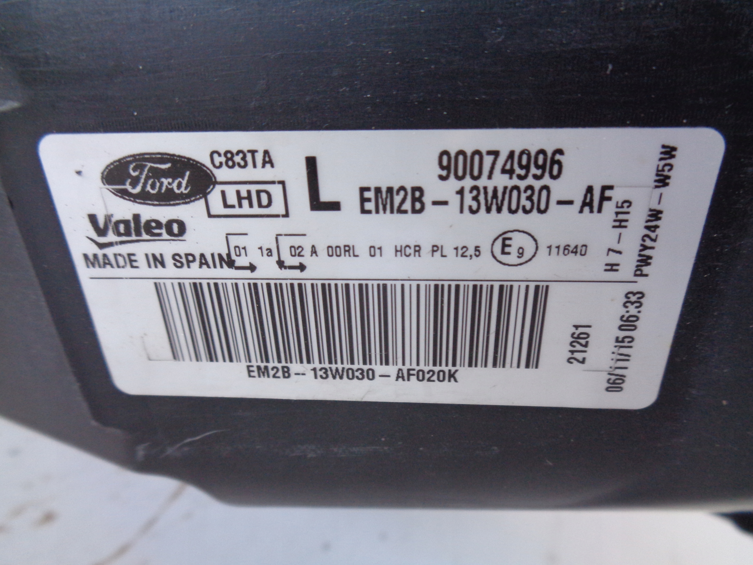 LAVE PREDNE SVETLO FORD S-MAX MK2 14- GALAXY MK4 15-