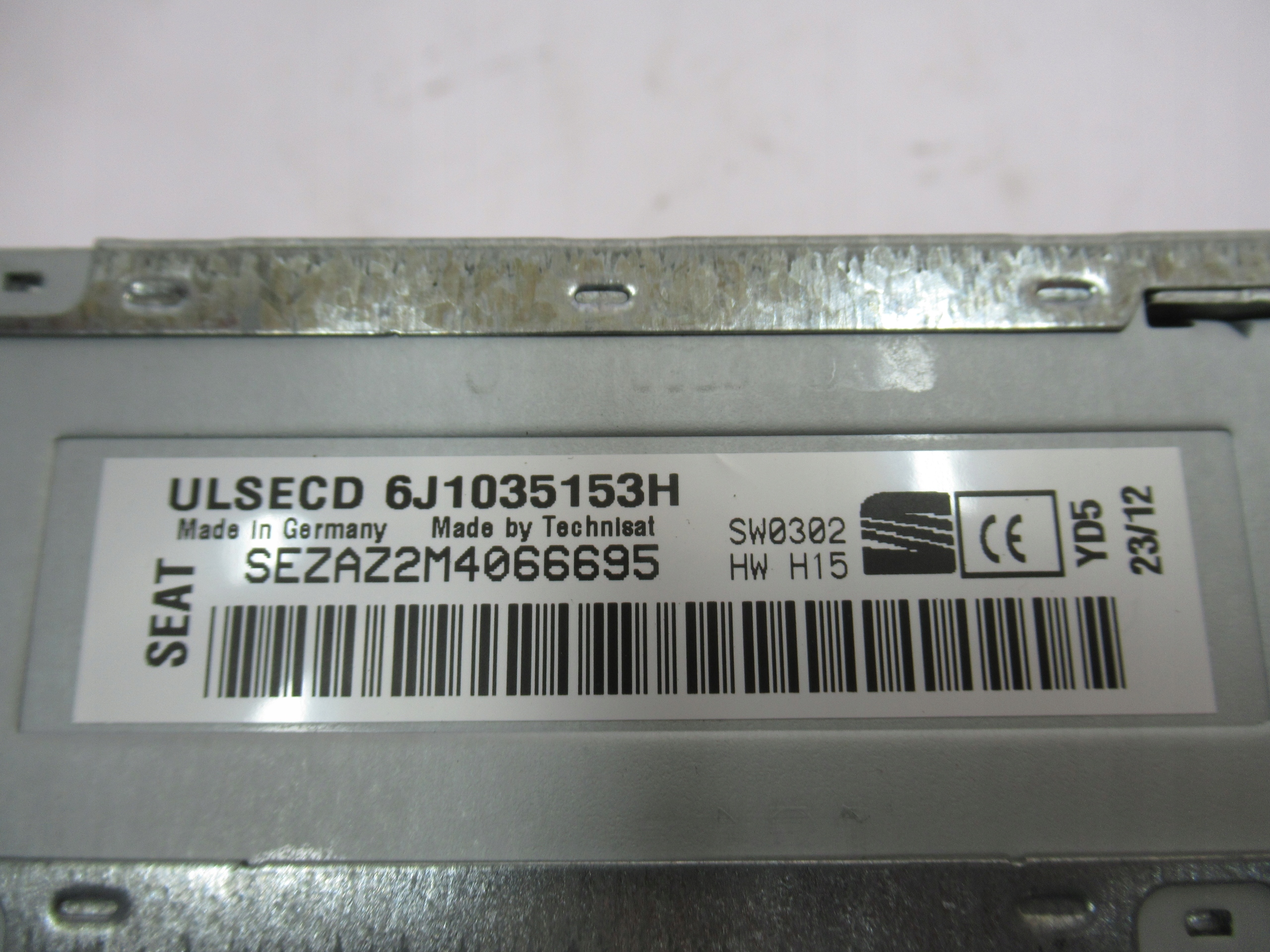 RADIO SEAT IBIZA 6J 6J1035153H