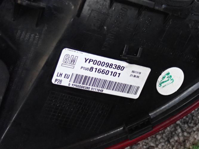 OPEL GRANDLAND X LED 16-  LAVE ZADNE SVETLO