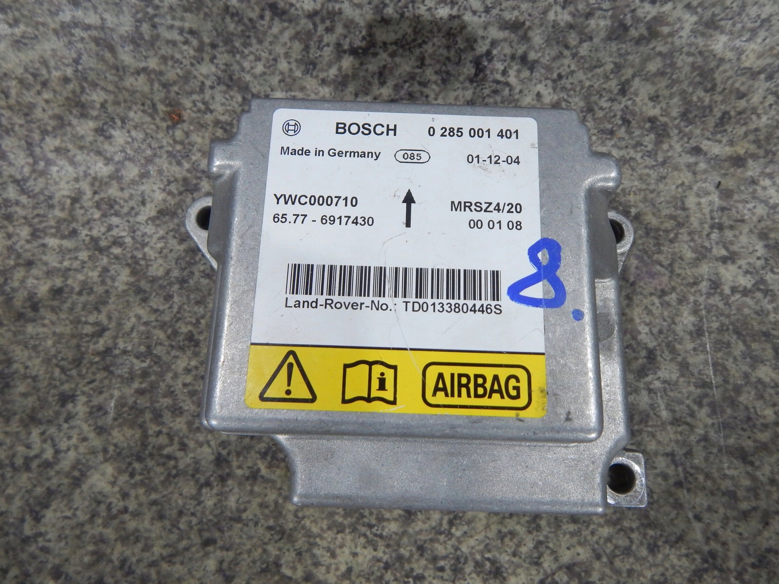 RANGE ROVER VOGUE L322 AIRBAGY BEZPECNOSTNE PASY