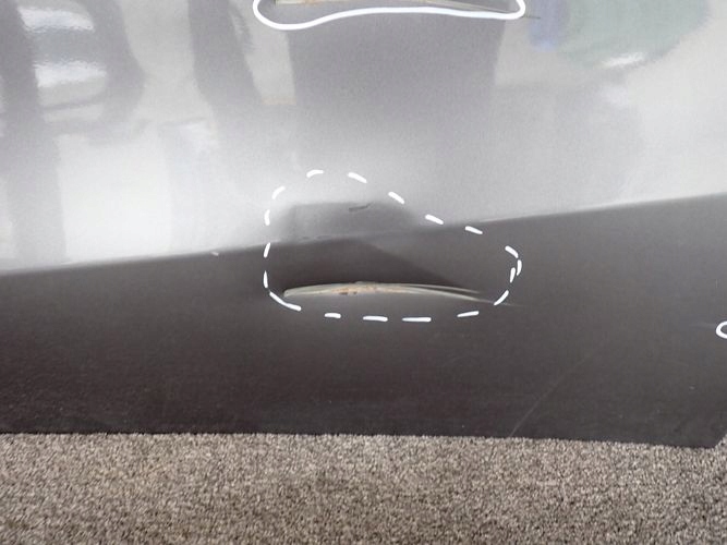 MERCEDES W156 156 GLA LAVE ZADNE DVERE