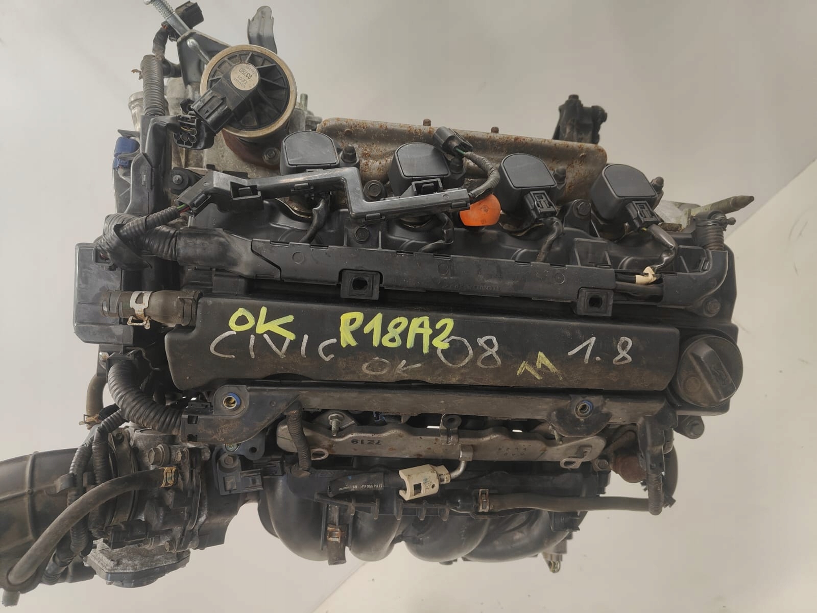 Honda 1.8 BENZIN oe R18A2 160 TISIC KM MOTOR KOMPLETNY AKO NA FOTOGRAFIACH