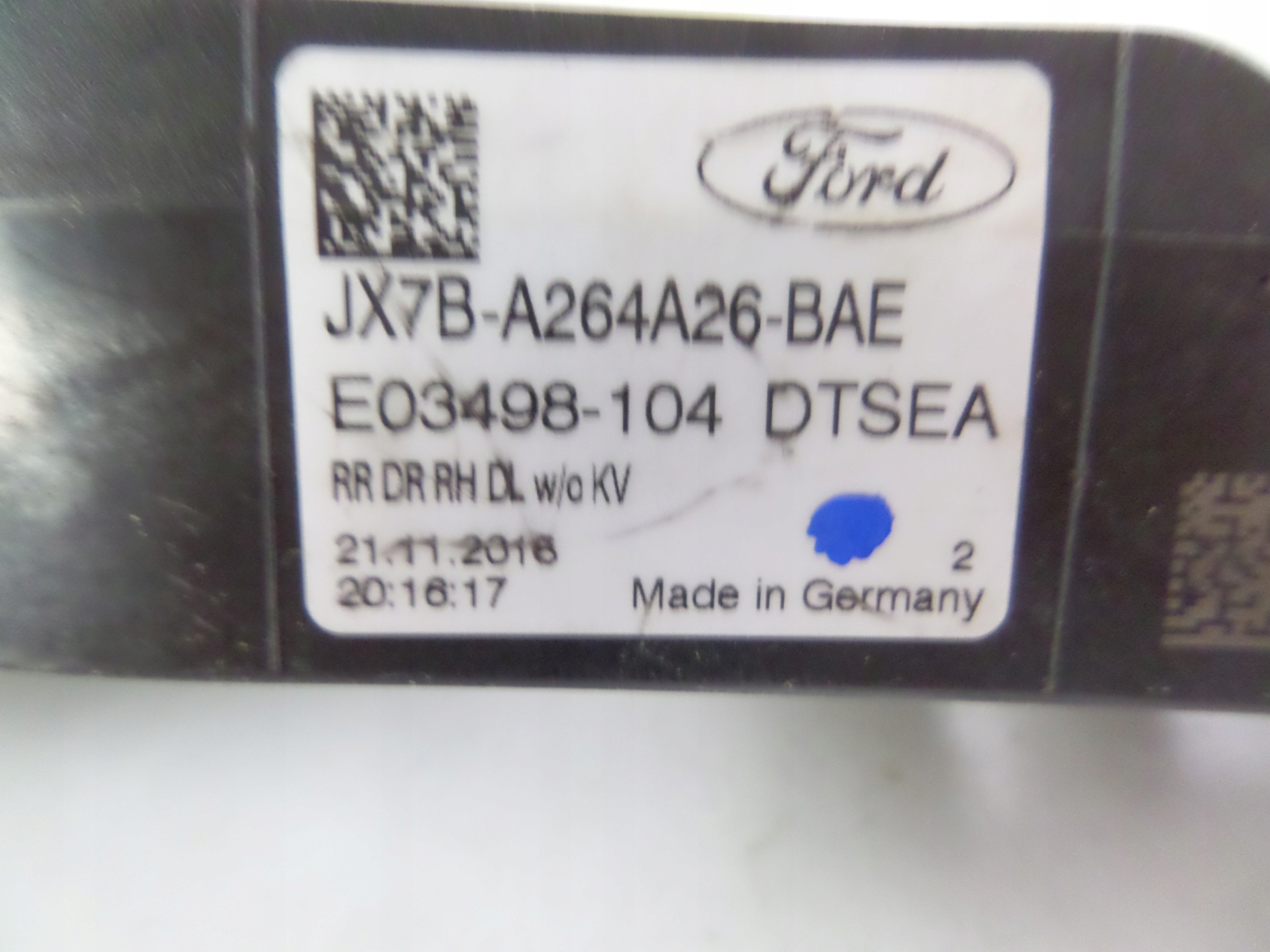 ZAMOK PRAVYCH ZADNYCH DVERI FORD FOCUS MK4 18-
