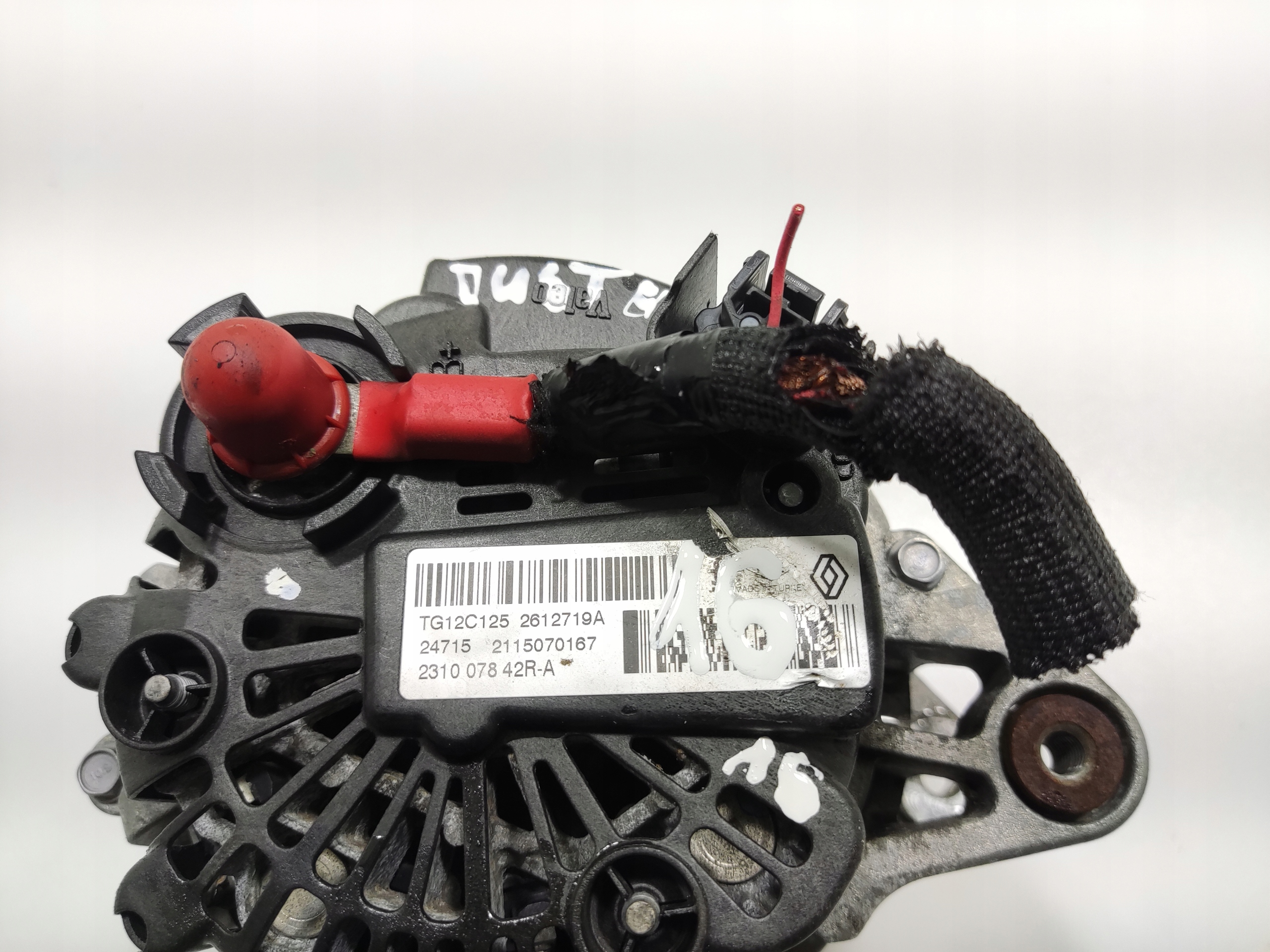 ALTERNÁTOR DACIA DUSTER I 1.2 TCE 2014-2017 LIFT 231007842R