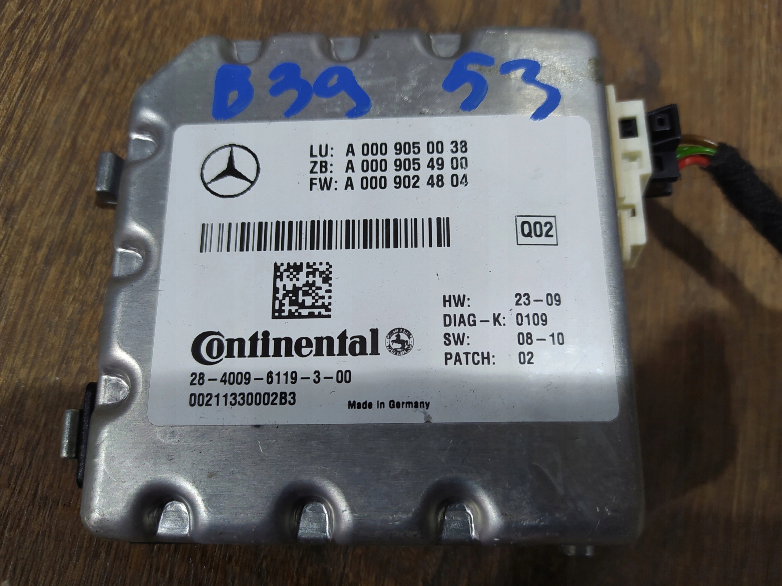 MERCEDES W 212 KAMERA A0009050038