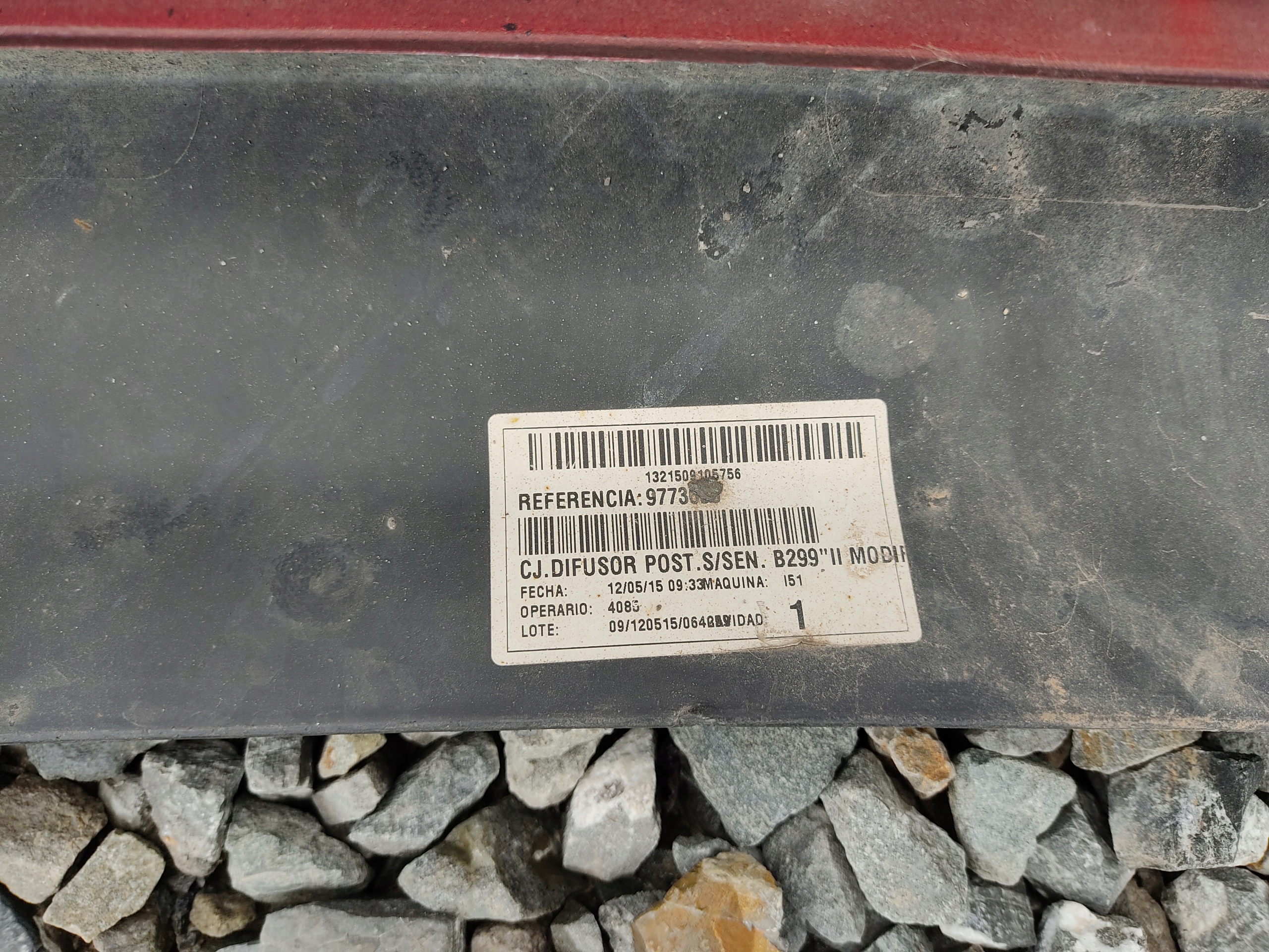 ZADNÝ NÁRAZNÍK FORD FIESTA MK7 VII ST-LINE ST 2012-2017 LIFT