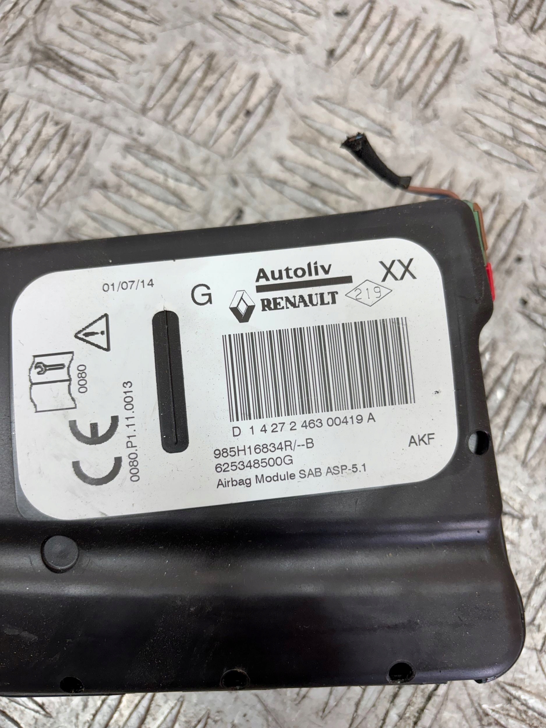 AIRBAG LAVEJ PREDNEJ SEDACKY RENAULT CLIO IV 4 12-