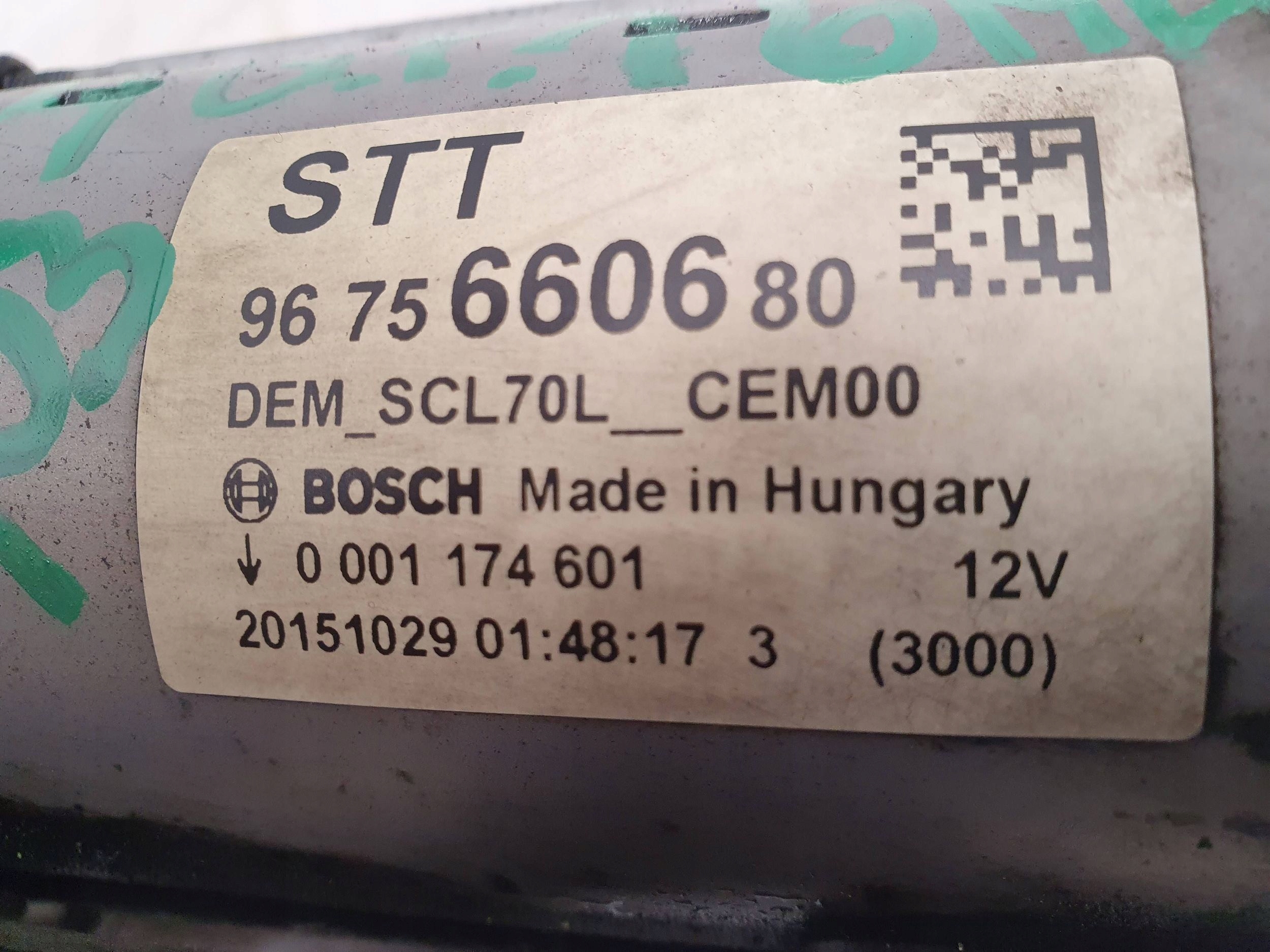 Citroen C4 Grand Picasso II 1.6 e-hdi 9675660680 STARTER