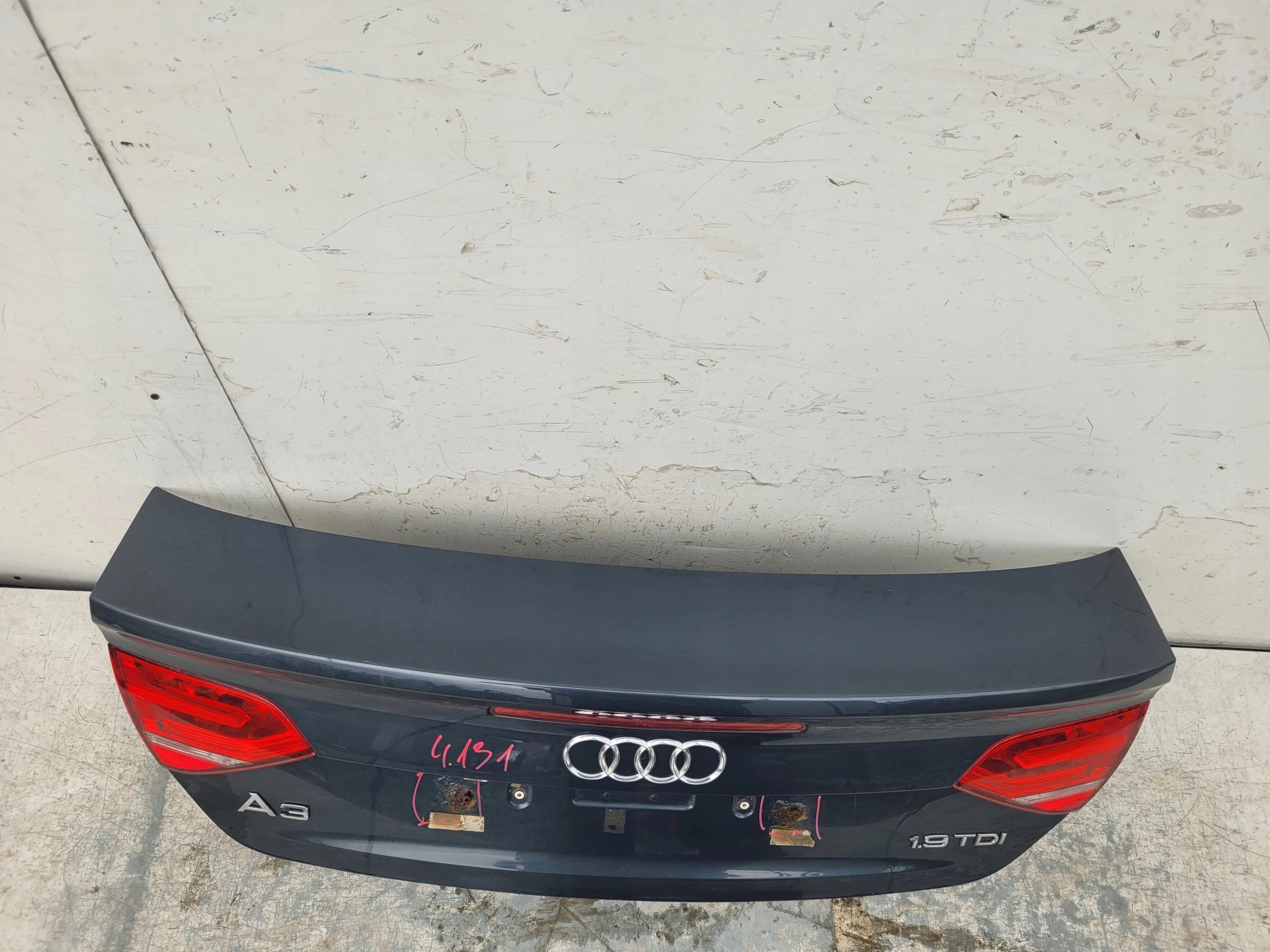 AUDI A3 8P CABRIO ZADNÁ KAPOTA