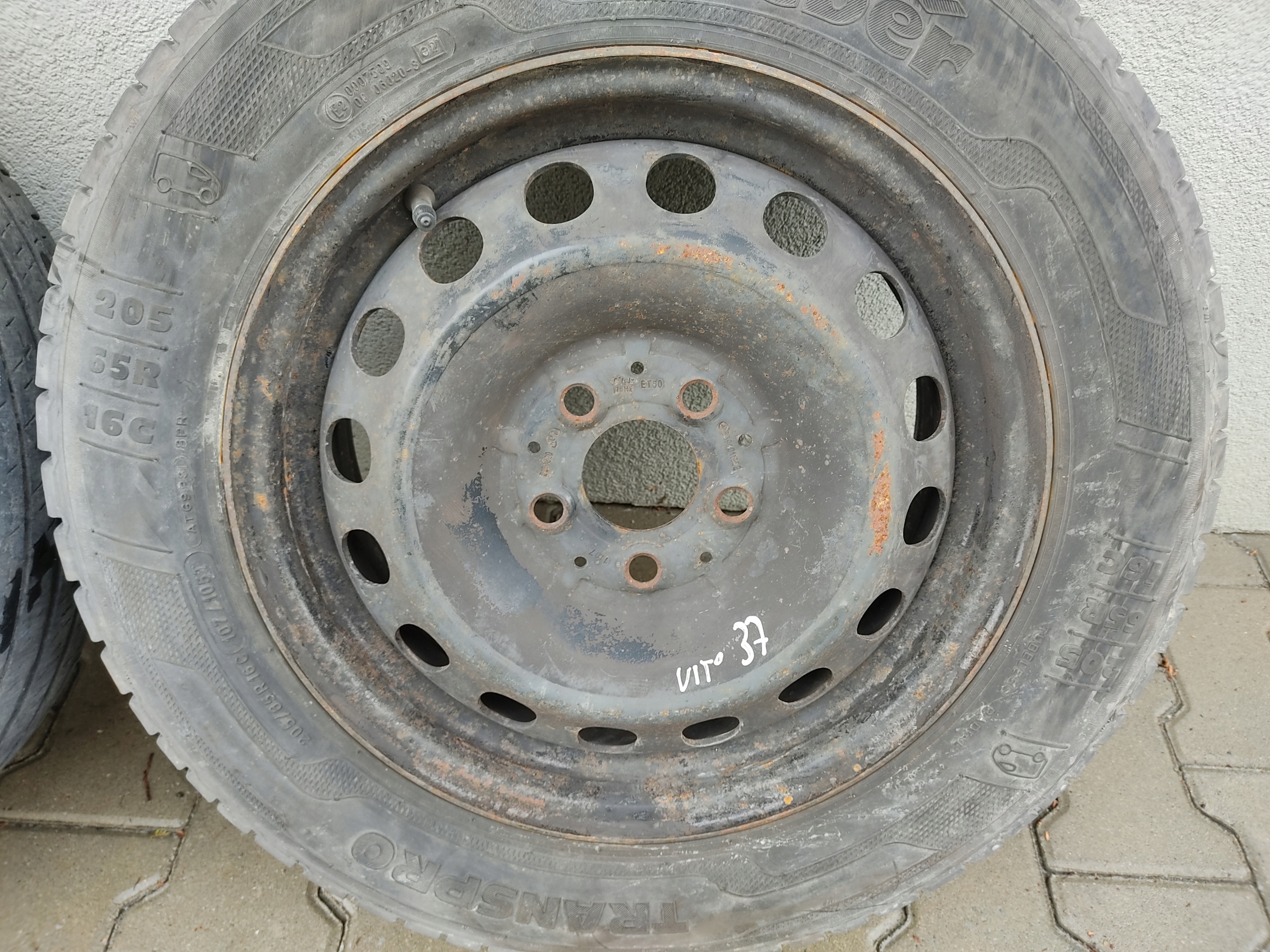 KOLESA PLECHOVE DISKY 16 VITO W639 2004-2011