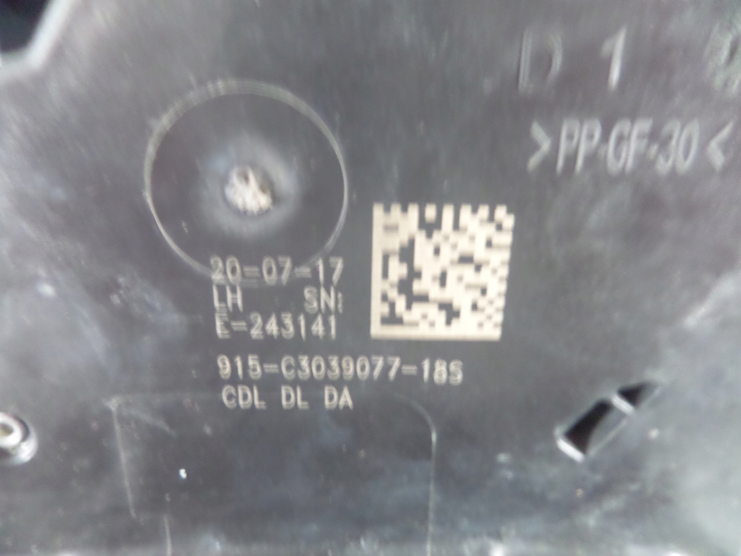 ZAMOK LAVYCH ZADNYCH DVERI OPEL INSIGNIA B 17-