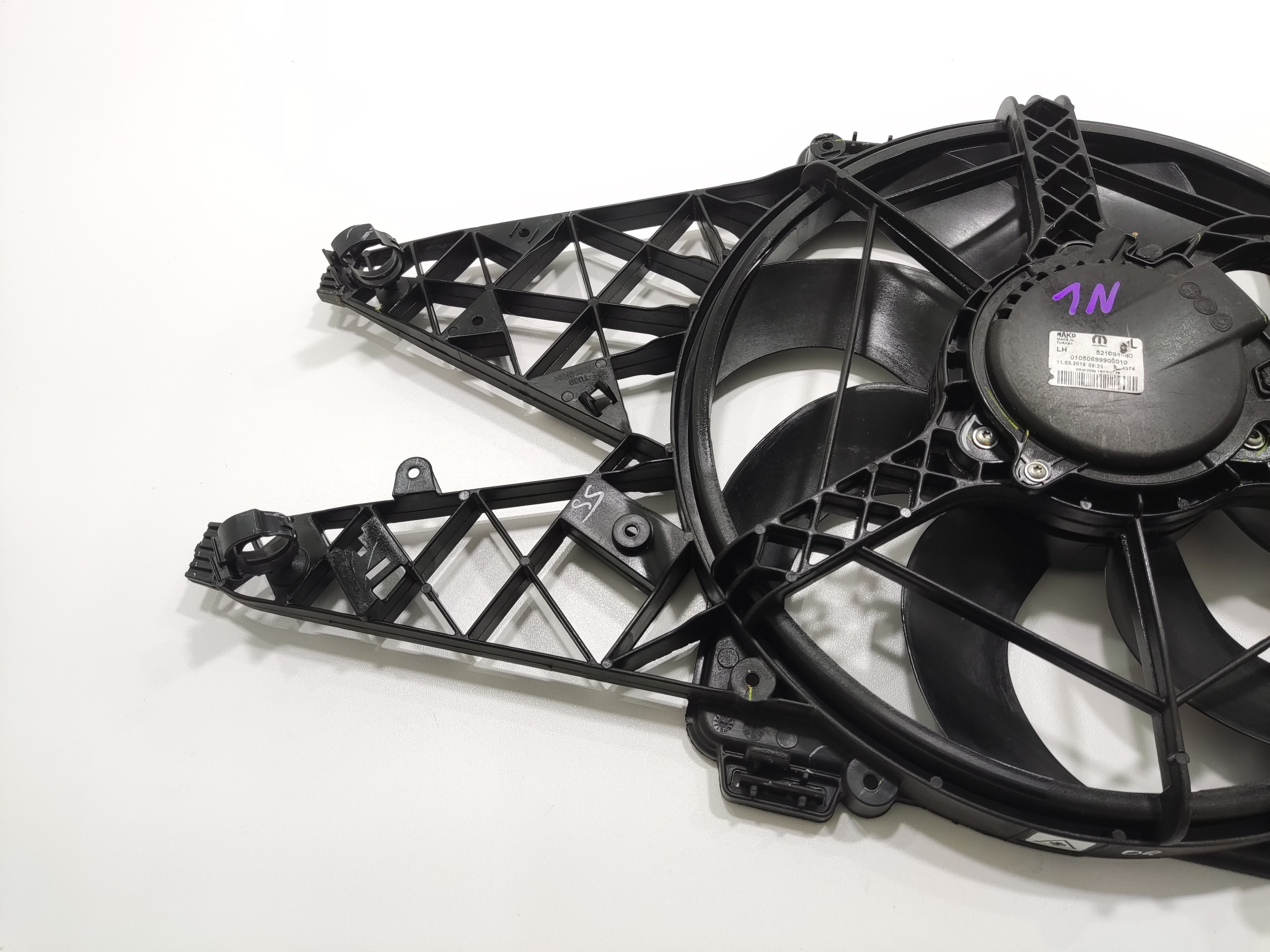 VENTILATOR CHLADICA FIAT DOBLO II 1.3 M-JET EURO 6 00521017600 17-