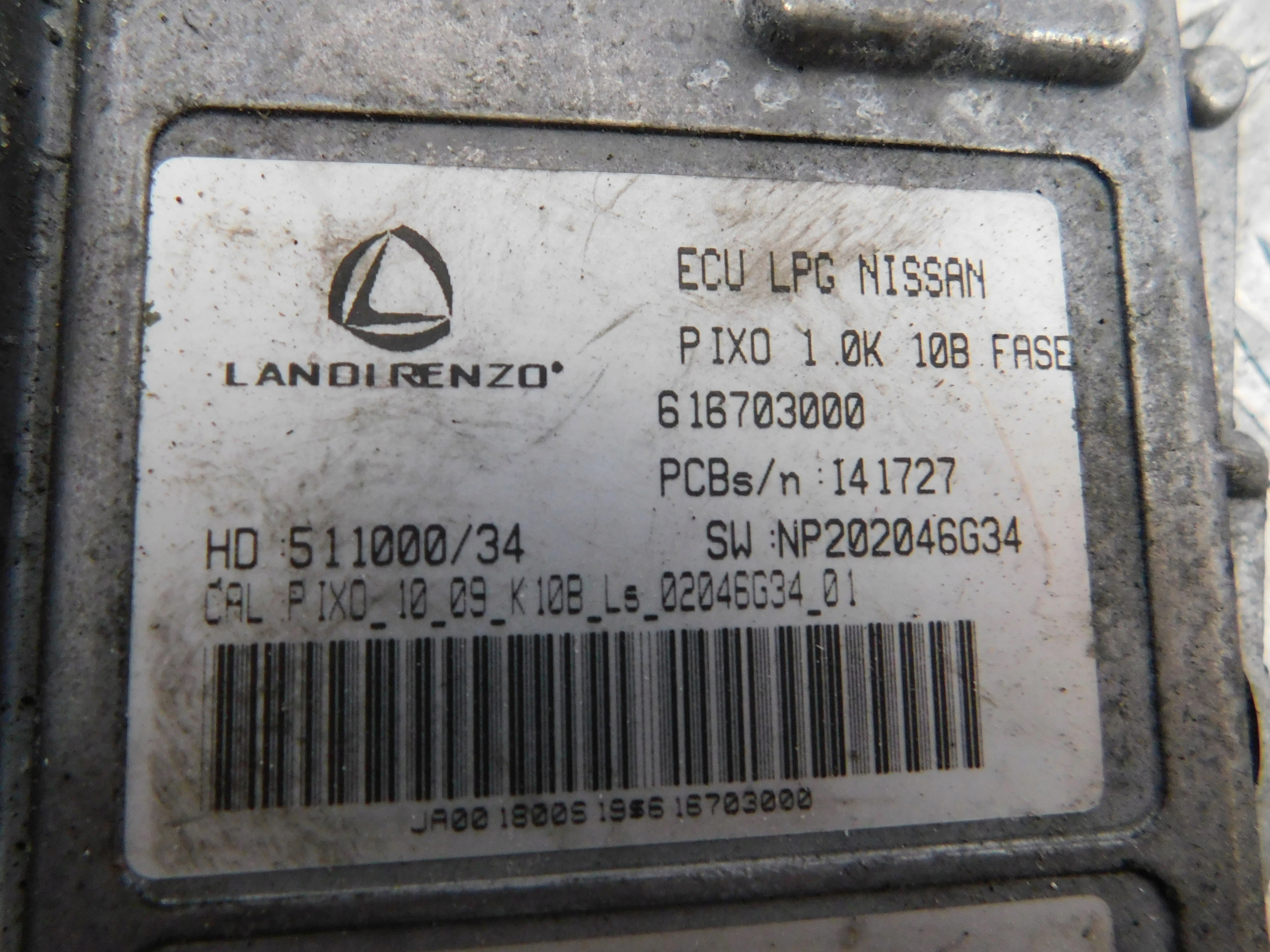 MODUL MODUL PLYNU NISSAN PIXO 1.0 616703000