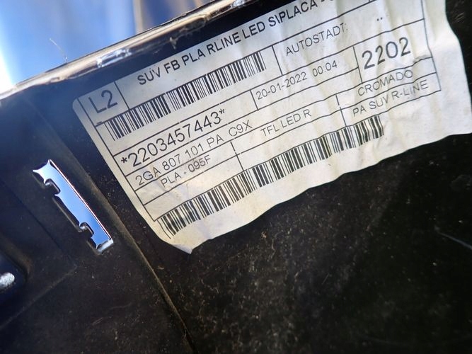 VW T-ROC R-LINE LIFT 21- PREDNÝ NÁRAZNÍK