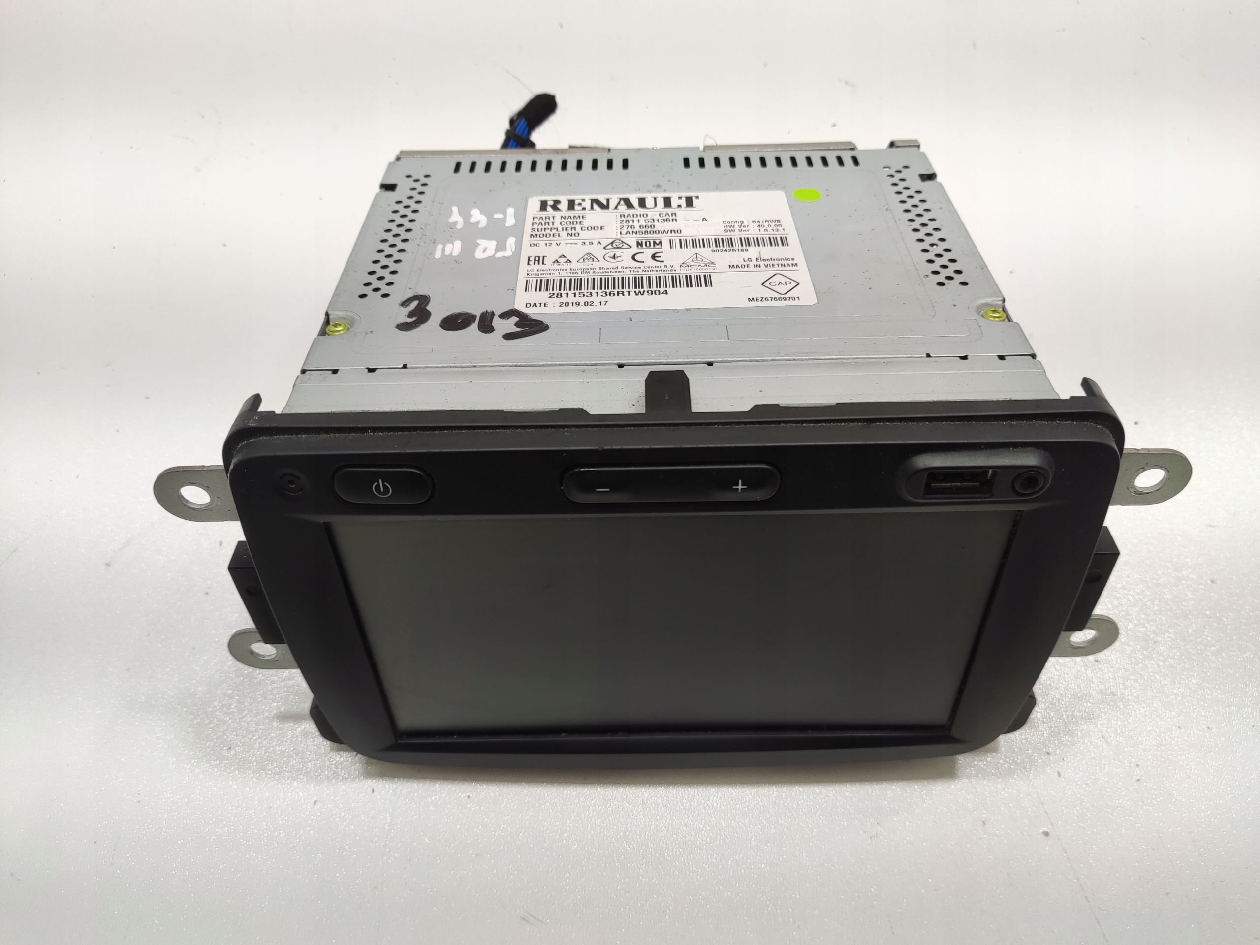 RADIO ORIGINAL DISPLEJ RENAULT TRAFIC III 2014-2019 281153136R