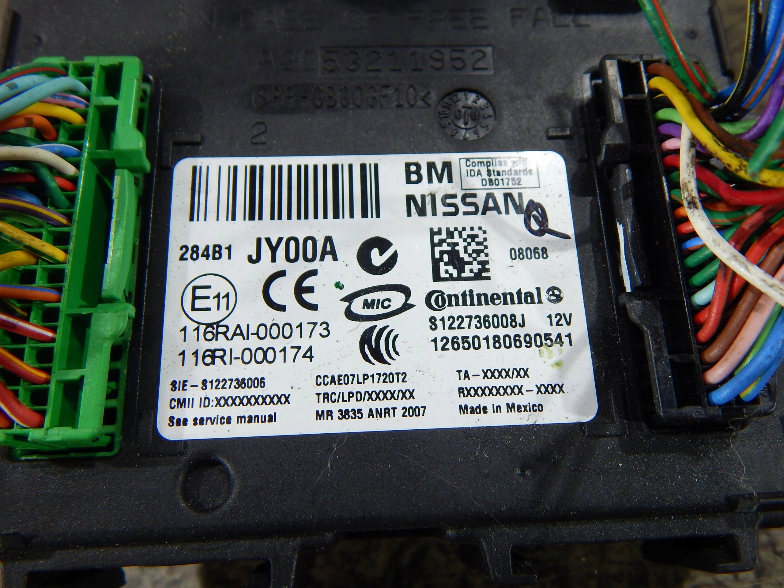 renault koleos 2.0 dci MODUL BSI 284B1JY00A