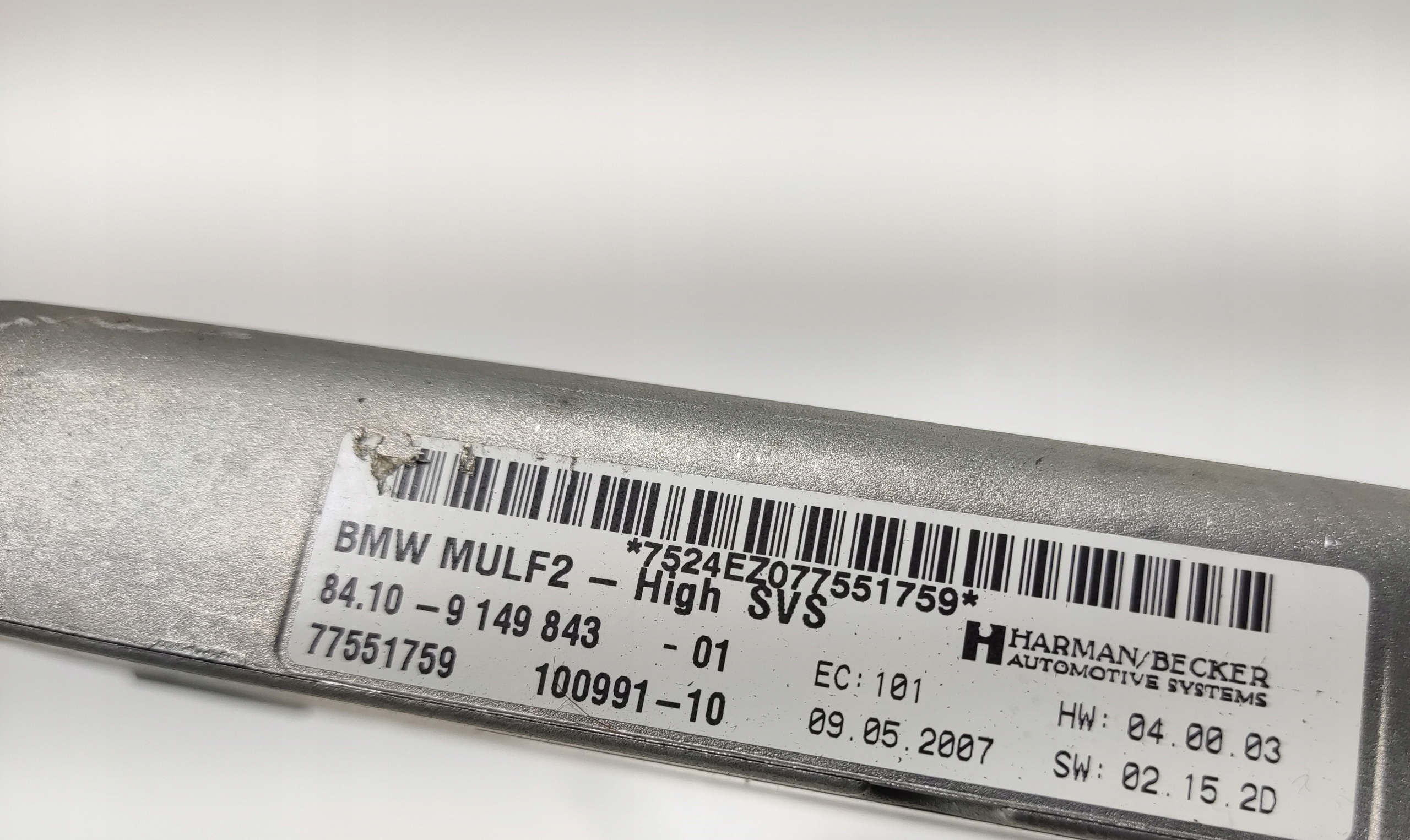 MODUL RIADIACA JEDNOTKA BLUETOOHT BMW X5 E70 84.10-9149843-01 9149843 2006-2009