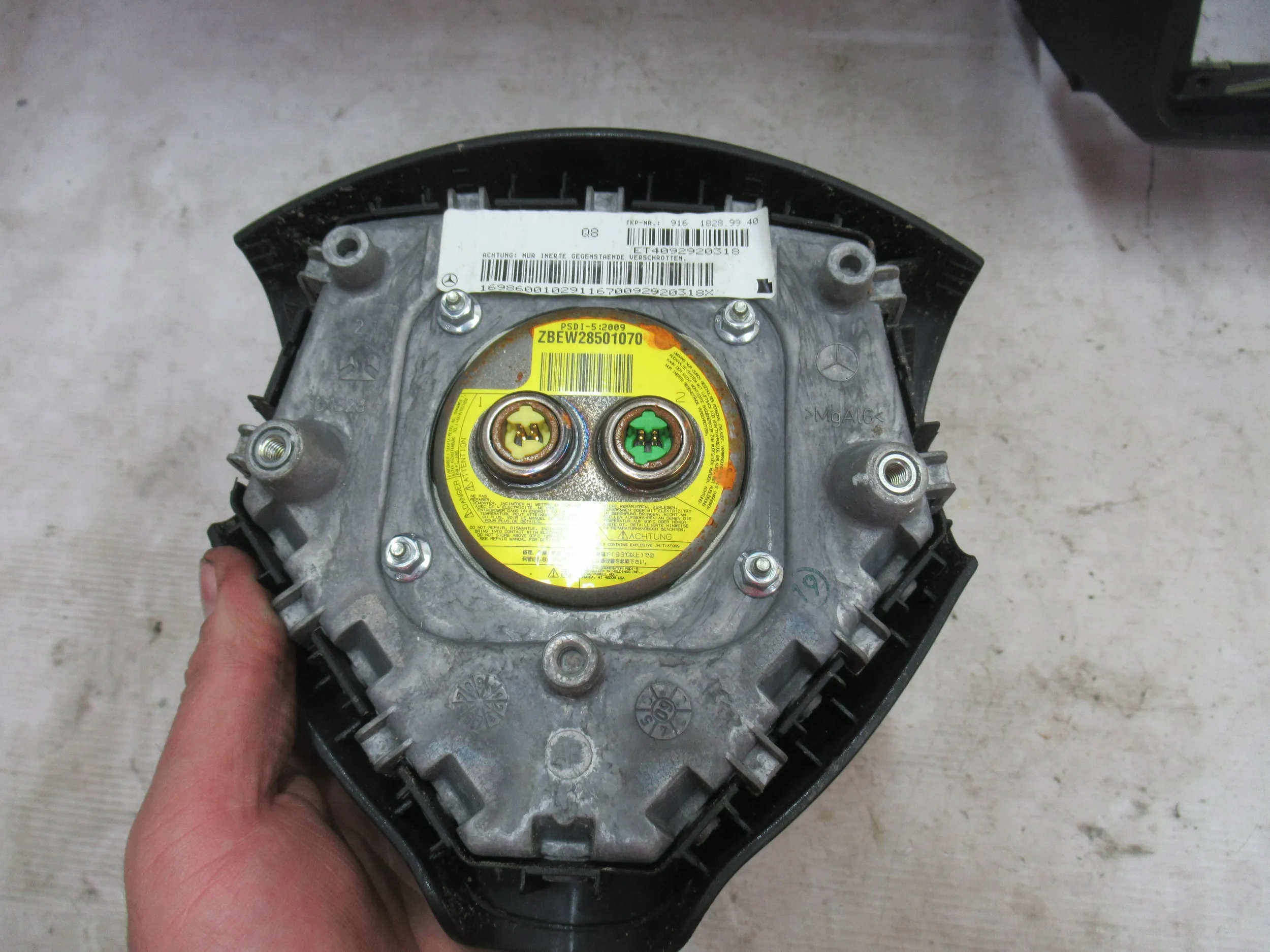 PRÍSTROJOVÁ DOSKA AIRBAG MERCEDES A KLASA W169