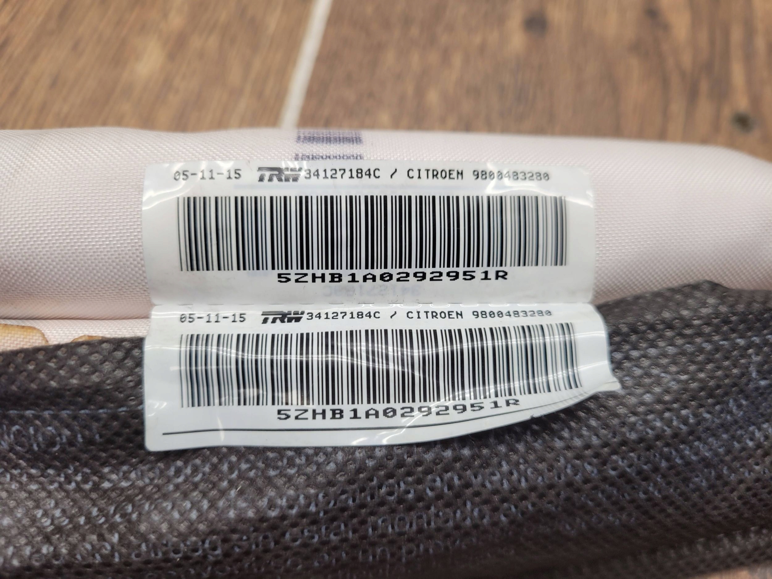 Citroen C4 Grand Picasso II 9800483280 LAVY STROPNY AIRBAG