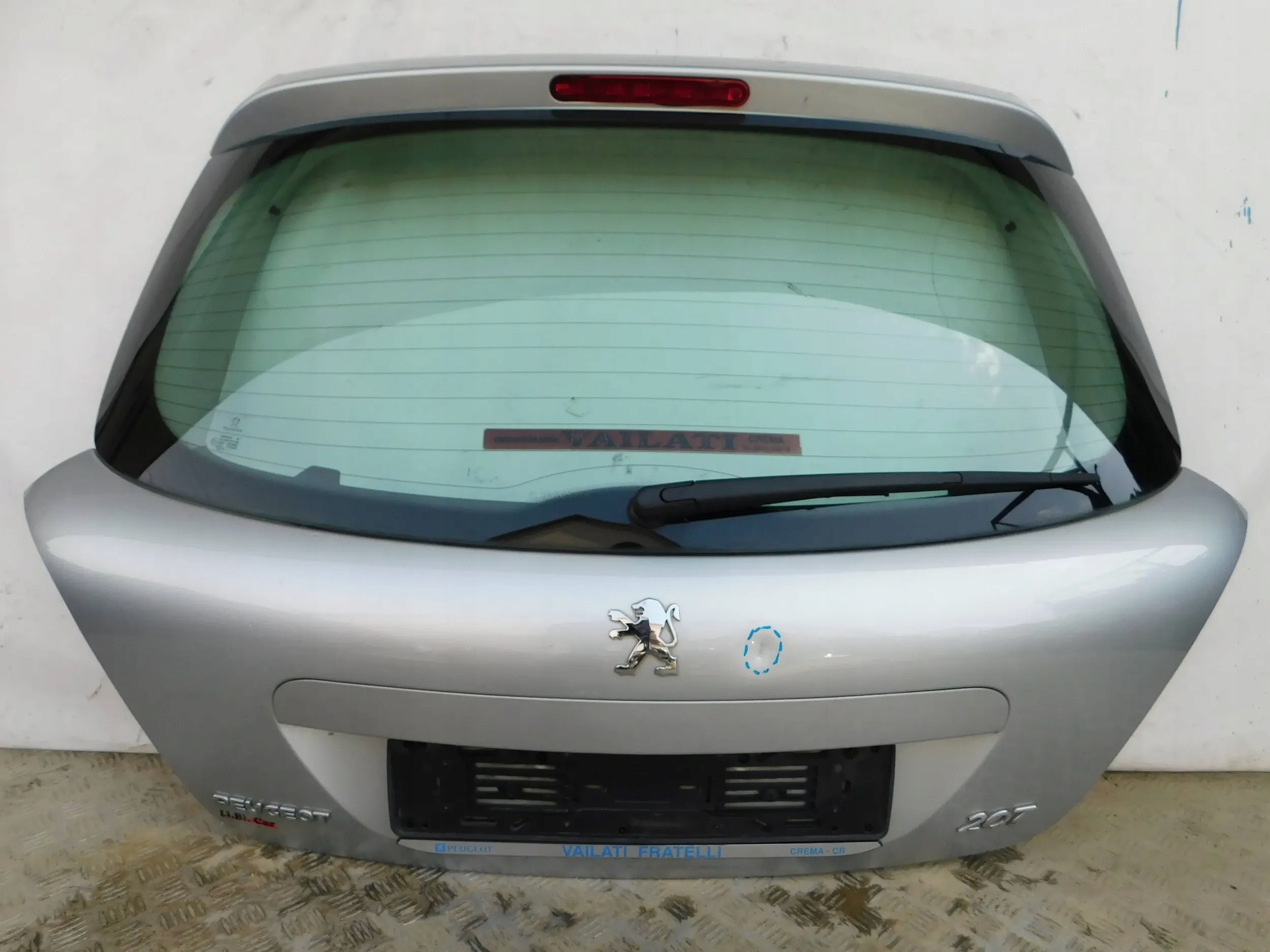 ZADNÁ KAPOTA PEUGEOT 207 HB