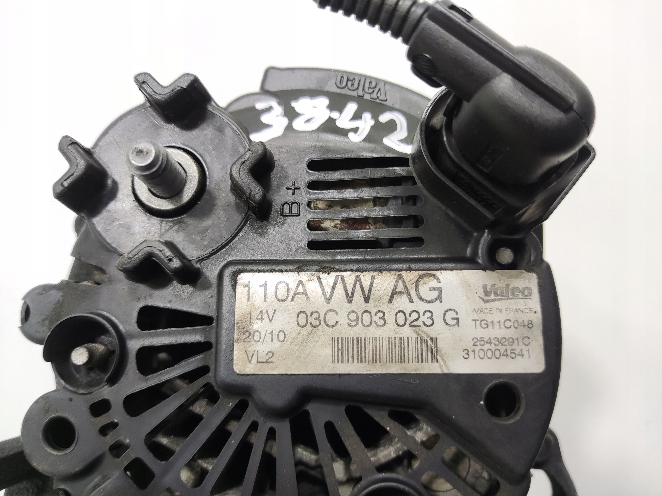ALTERNÁTOR SKODA FABIA II 5J 1.4 TSI 03C903023G 2010-2014 LIFT