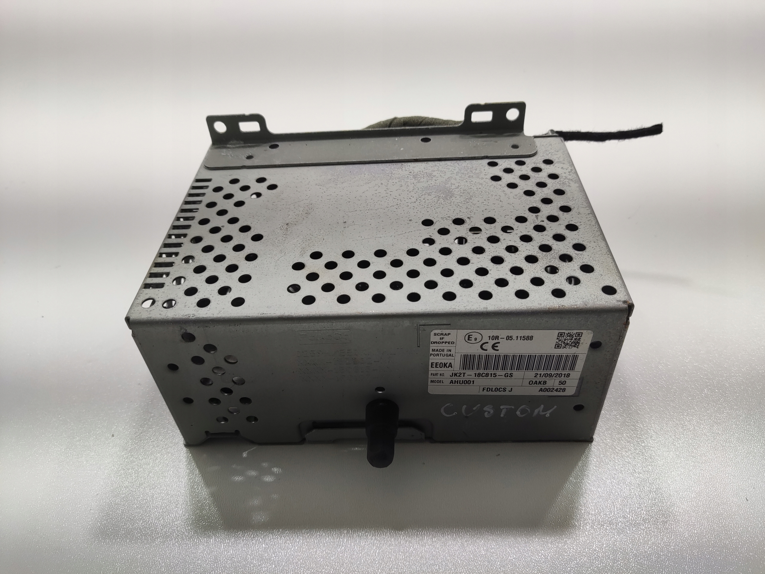 CD RADIO FORD TRANSIT CUSTOM MK1 JK2T-18C815-GS 2015-2023