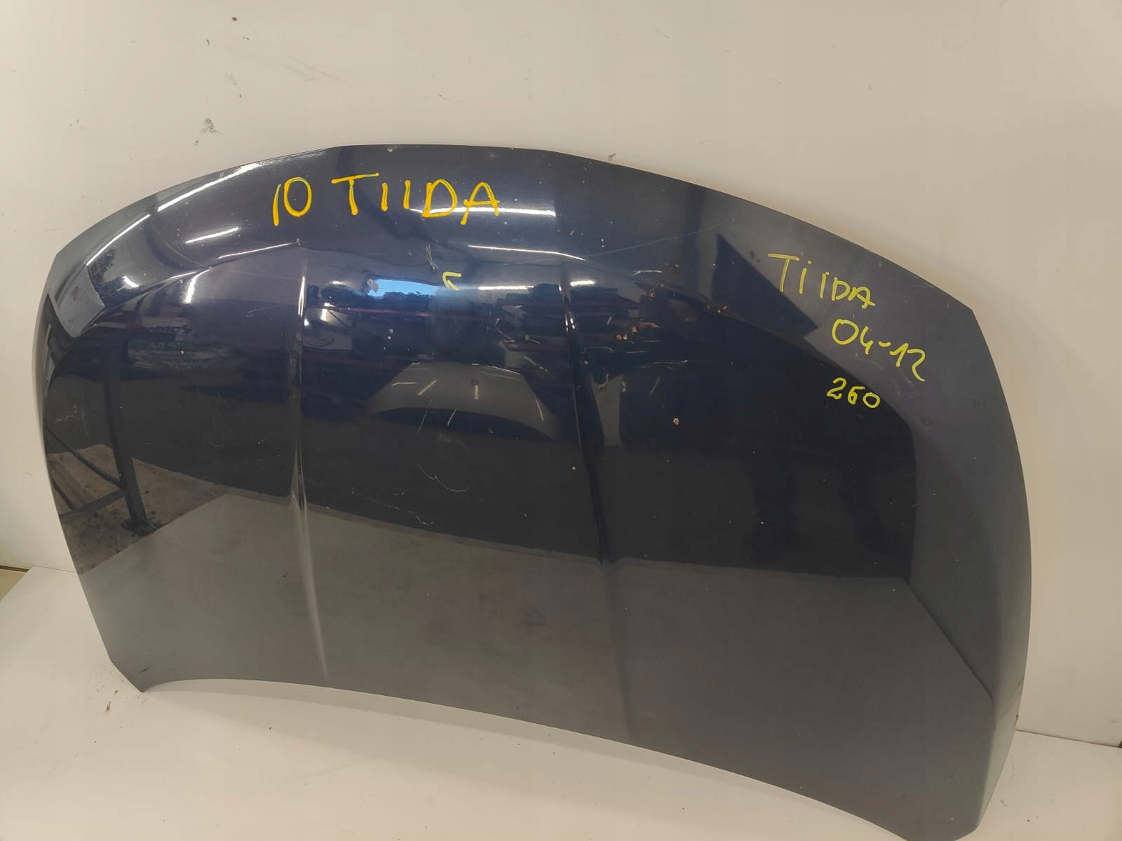 Nissan tiida 04-12 PREDNÁ KAPOTA TMAVOMODRÁ