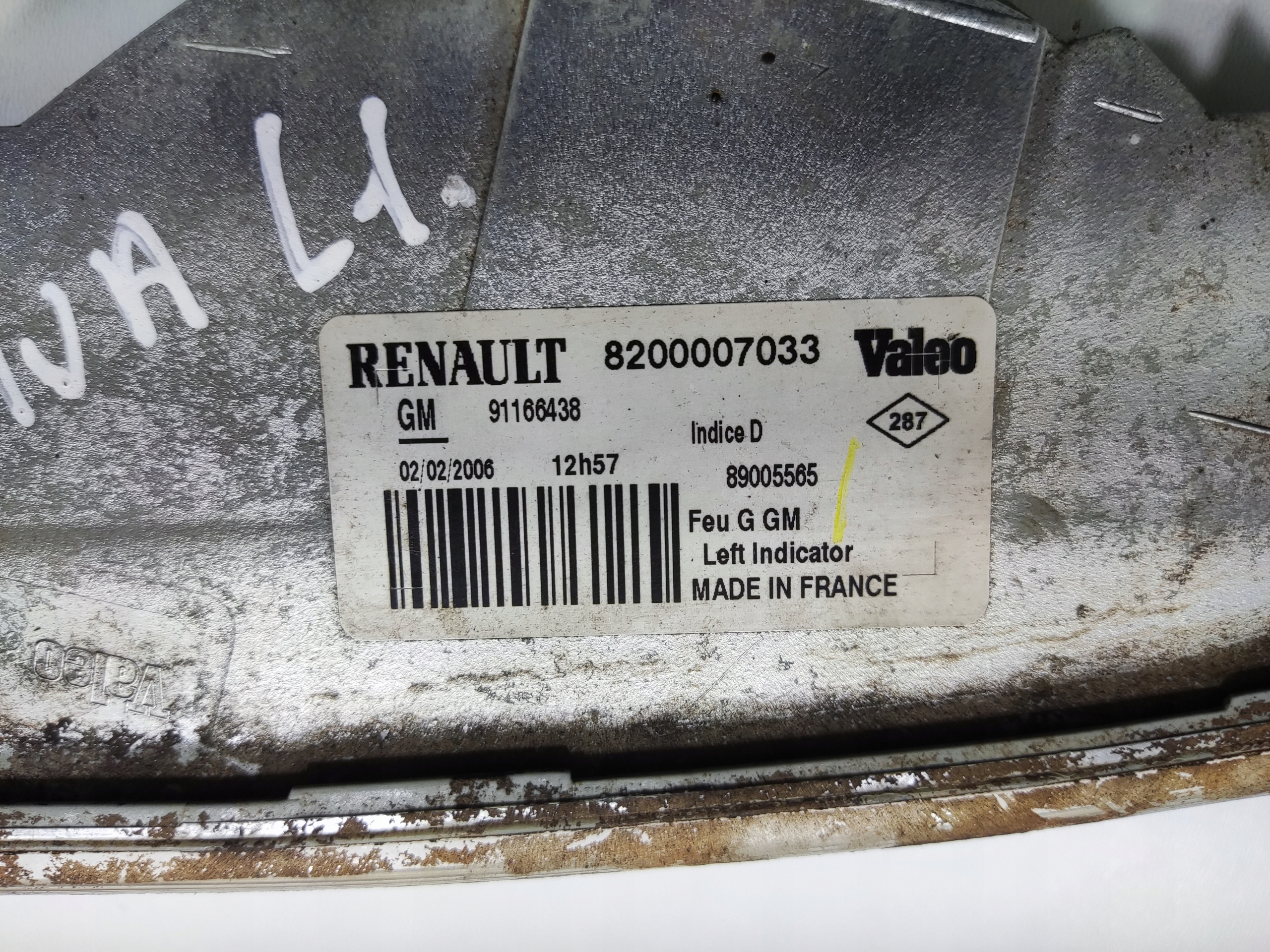 ĽAVÁ PREDNÁ SMEROVKA OPEL VIVARO A 8200007033 91166438 2001-2006