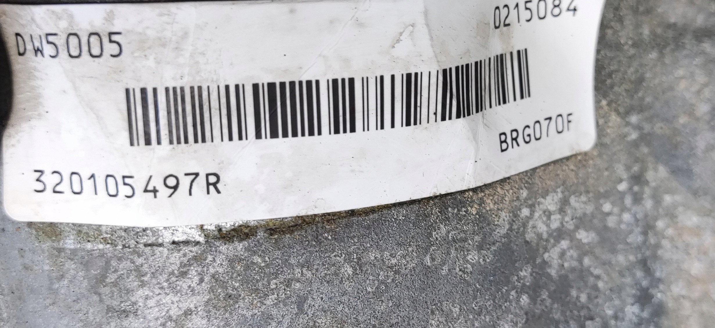 PREVODOVKA AUTOMAT RENAULT MEGANE IV 1.5 DCI DW5005 320105497R