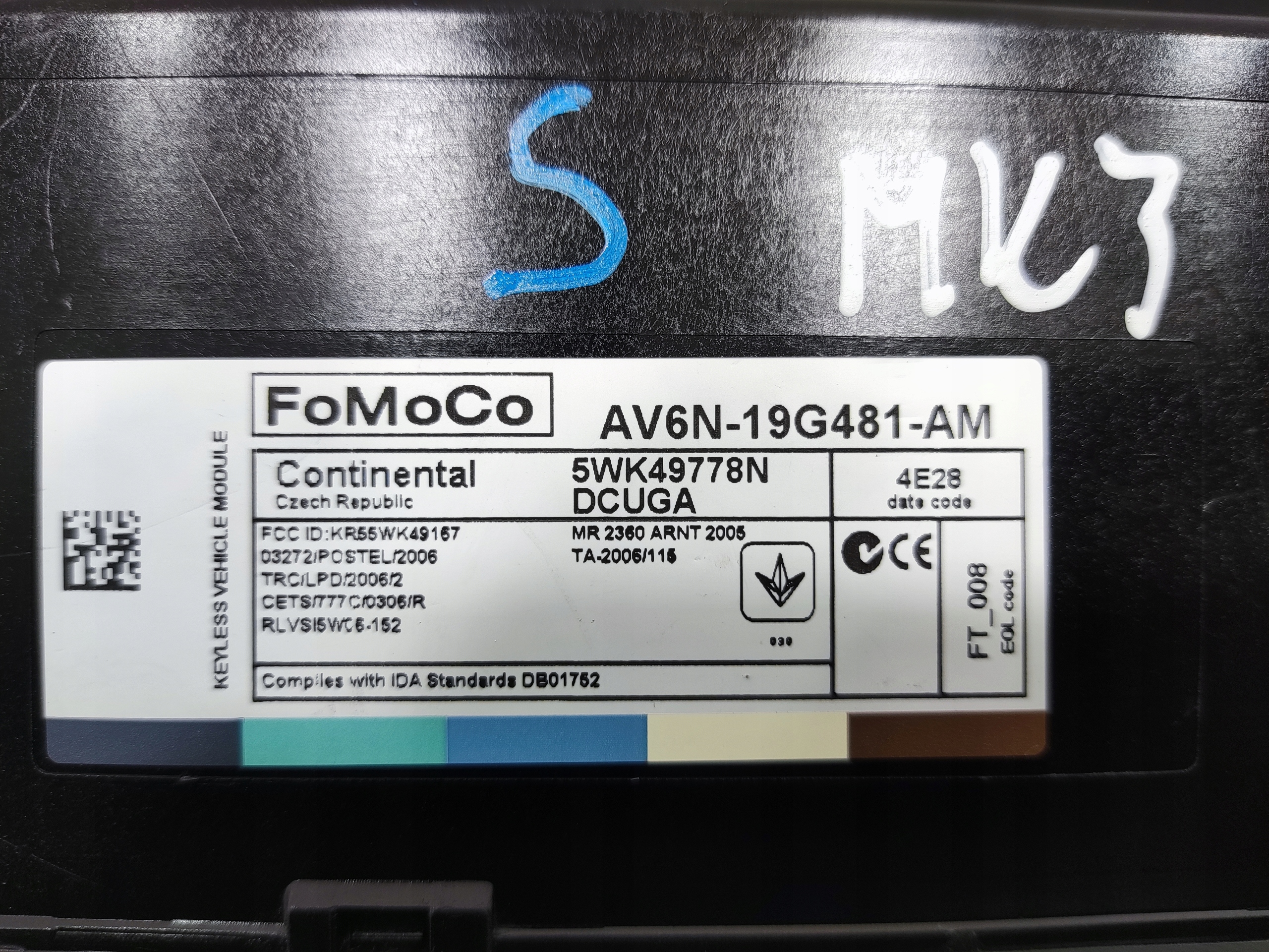 MODUL RIADIACA JEDNOTKA KOMFORTU FORD FOCUS MK3 III AV6N-19G481-AM 2010-2014