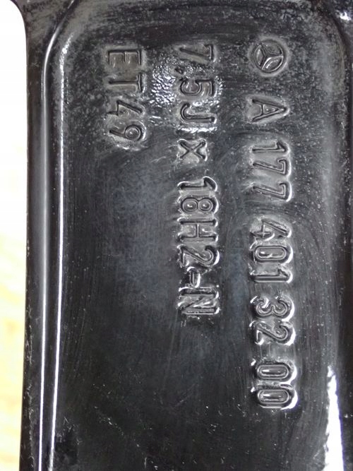 MERCEDES A-KLASA 7,5Jx18 ET49 5×112 HLINIKOVY DISK ELEKTRON A1774013200