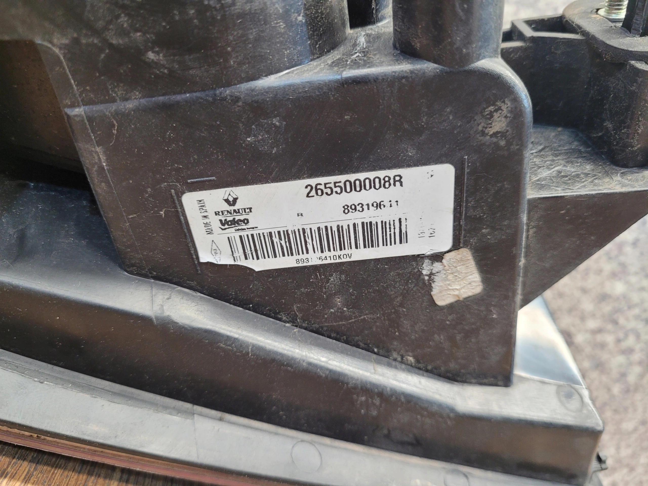 RENAULT MEGANE 3 III COUPE PRAVE ZADNE SVETLO 265500008R