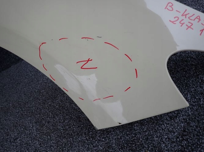 MERCEDES W247 247 B-KLASA 18- PRAVY PREDNY BLATNIK