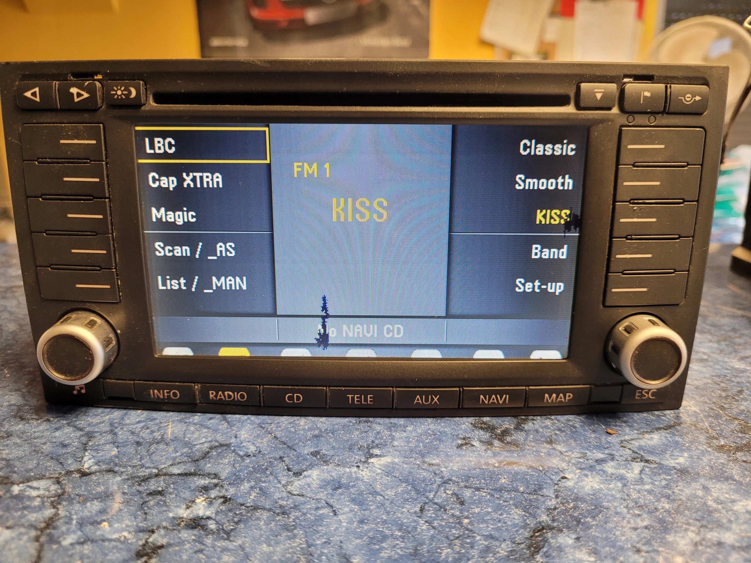 VW TOUAREG I RADIO NAVIGACIA 7L6035191N