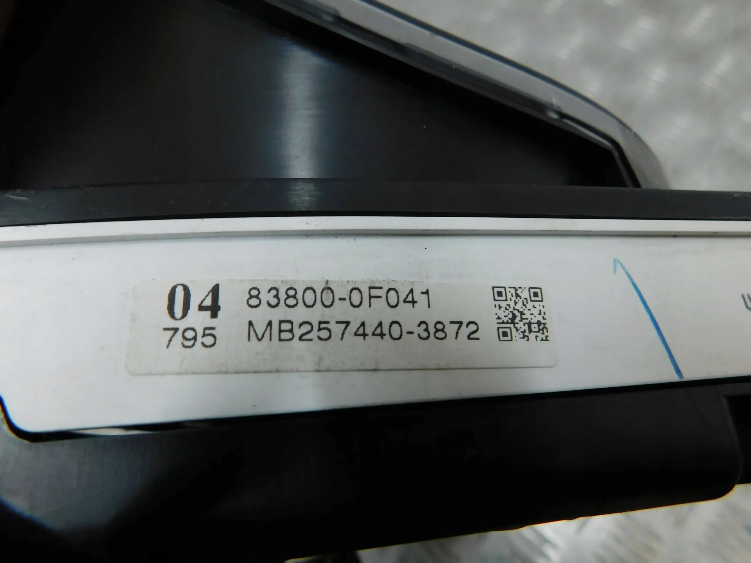 TACHOMETER BUDIKY COROLLA VERSO II 1.8 83800-0F041