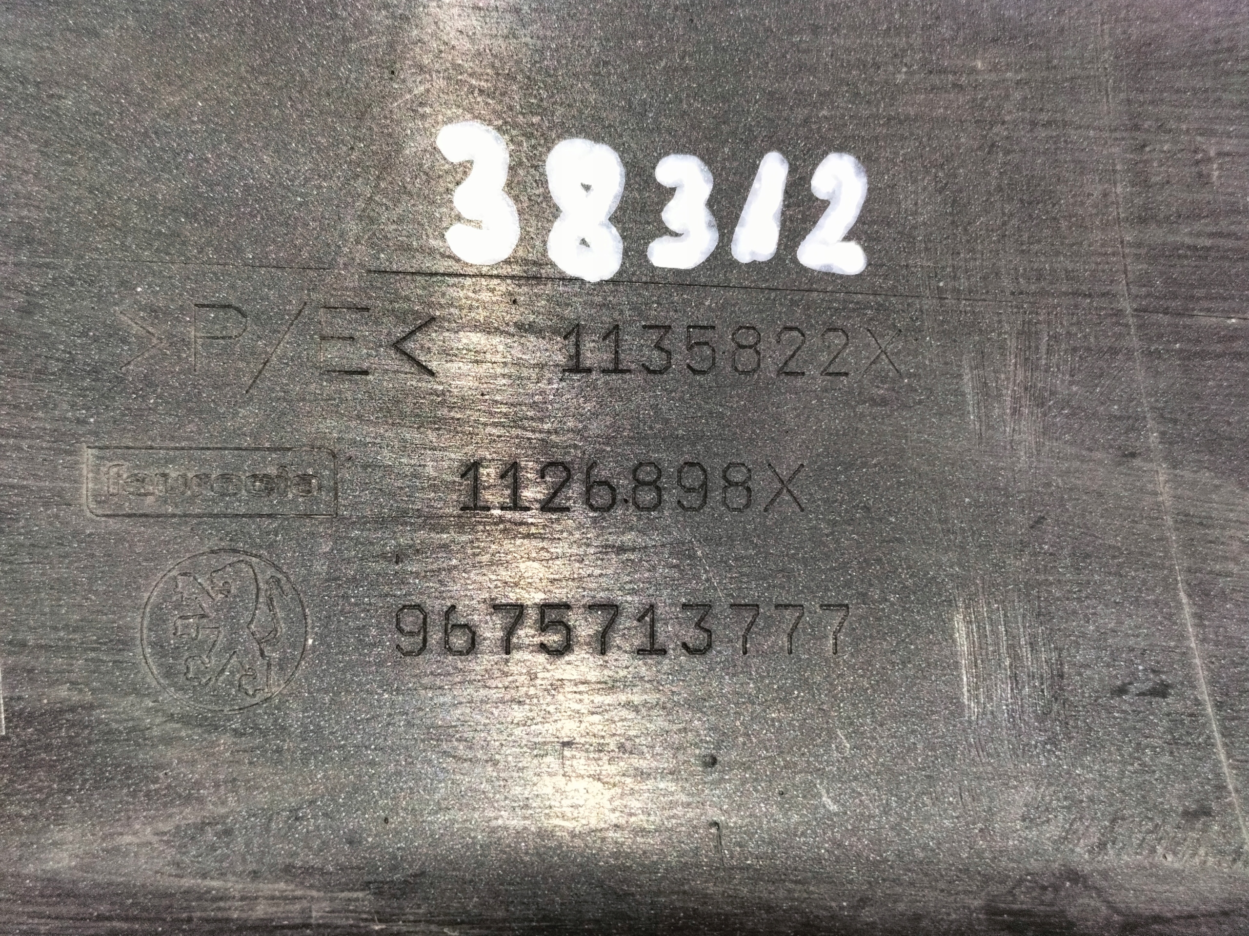 SPOJLER LISTA LIŠTA PREDNÉHO NÁRAZNÍKA LAVA PEUGEOT 508 I 10- RXH