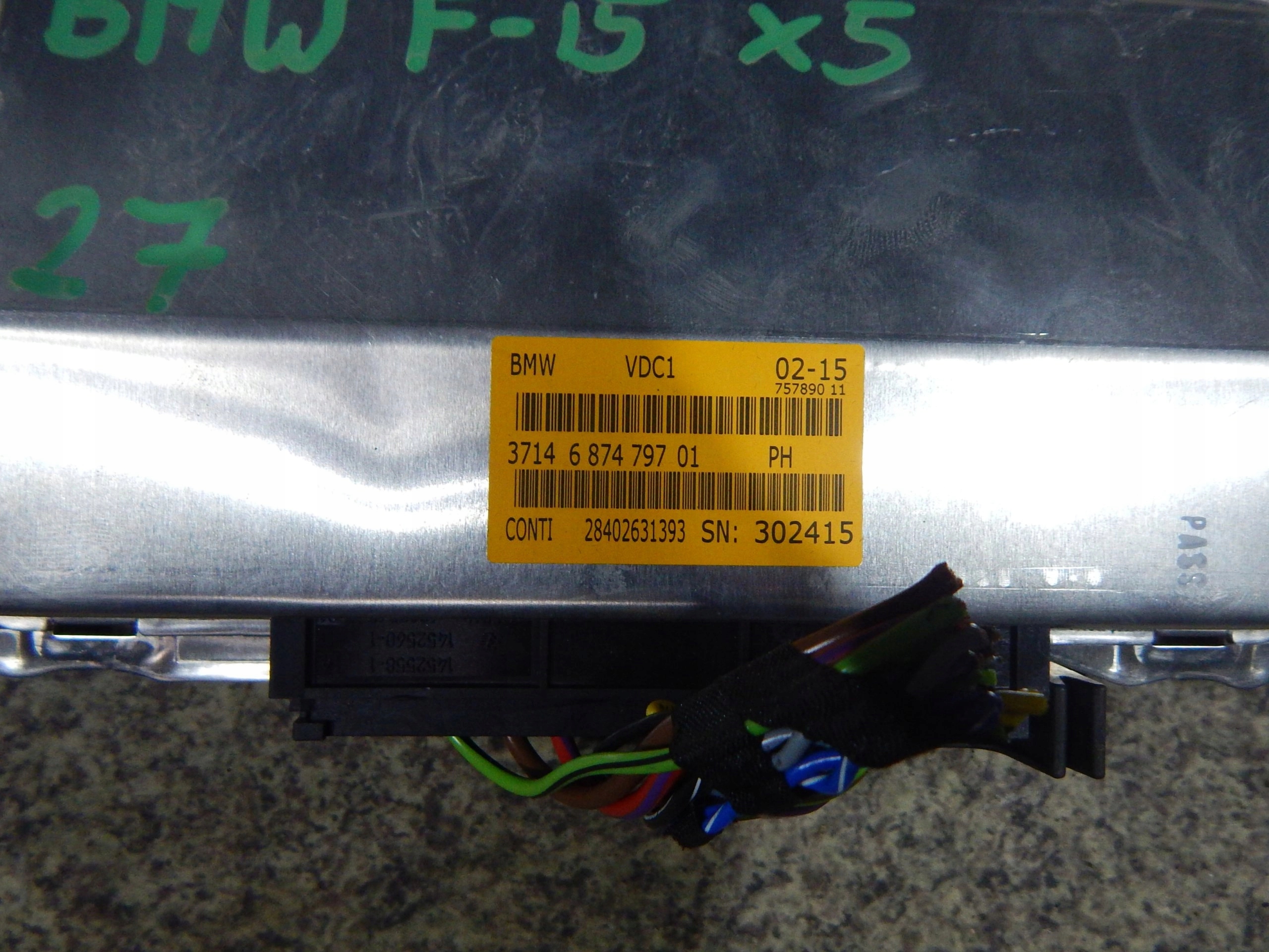 BMW X5 F15 RIADIACA JEDNOTKA VDC1 PODVOZKU 6874797