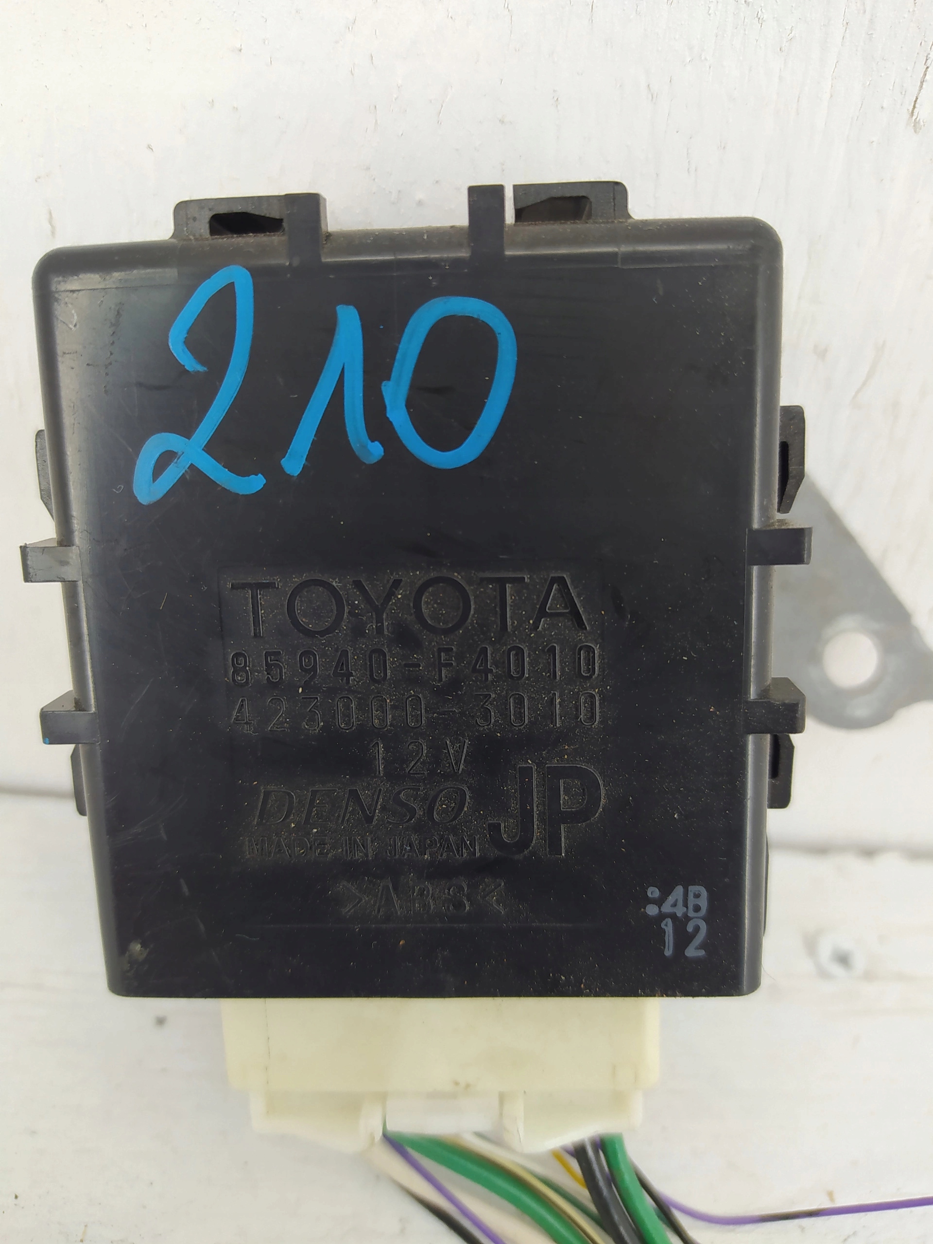 TOYOTA CHR CH-R MODUL STIERAČOV 85940-F4010