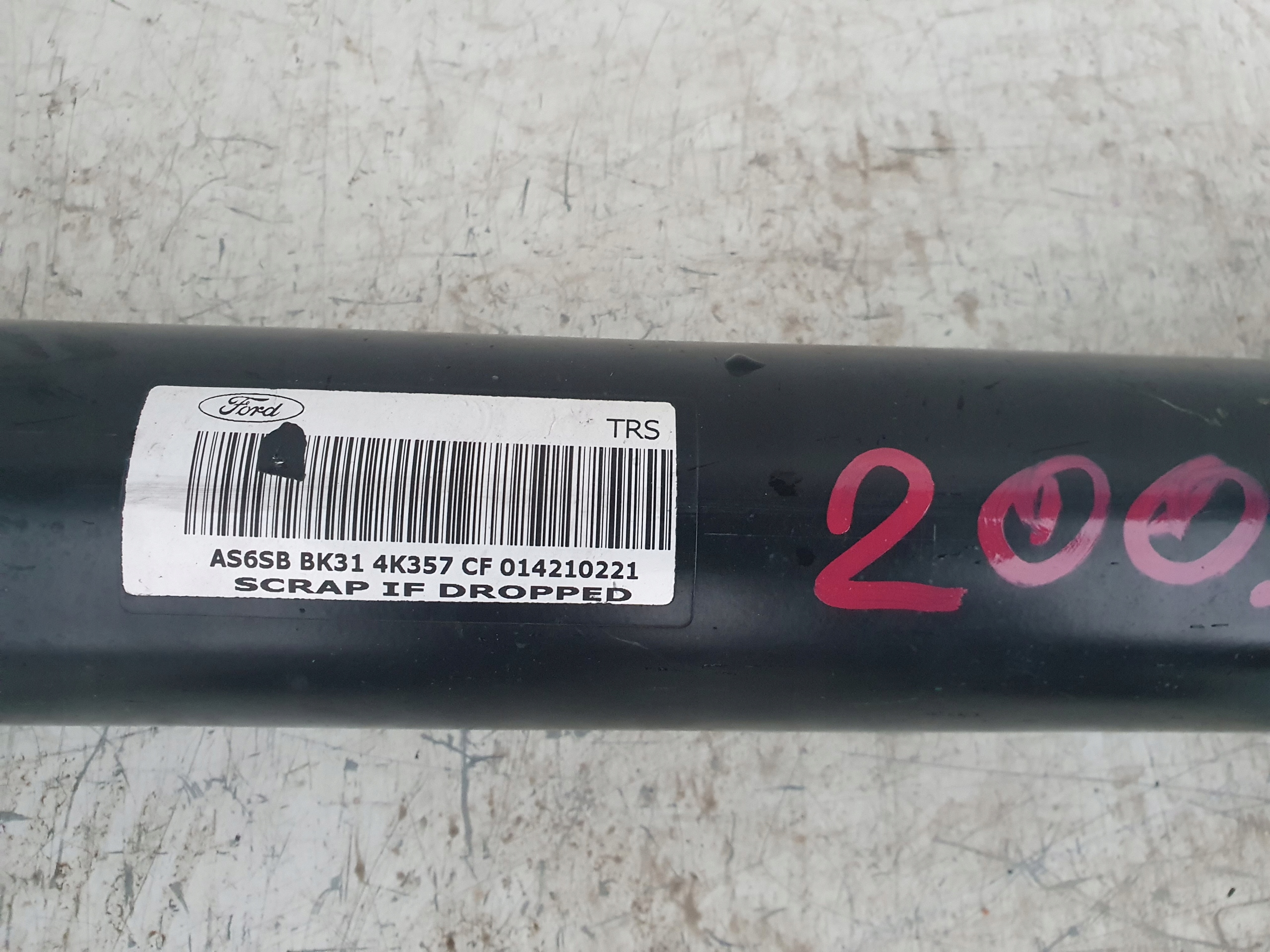 FORD TRANSIT MK8 KARDAN AS6SB BK31-4K357-CF