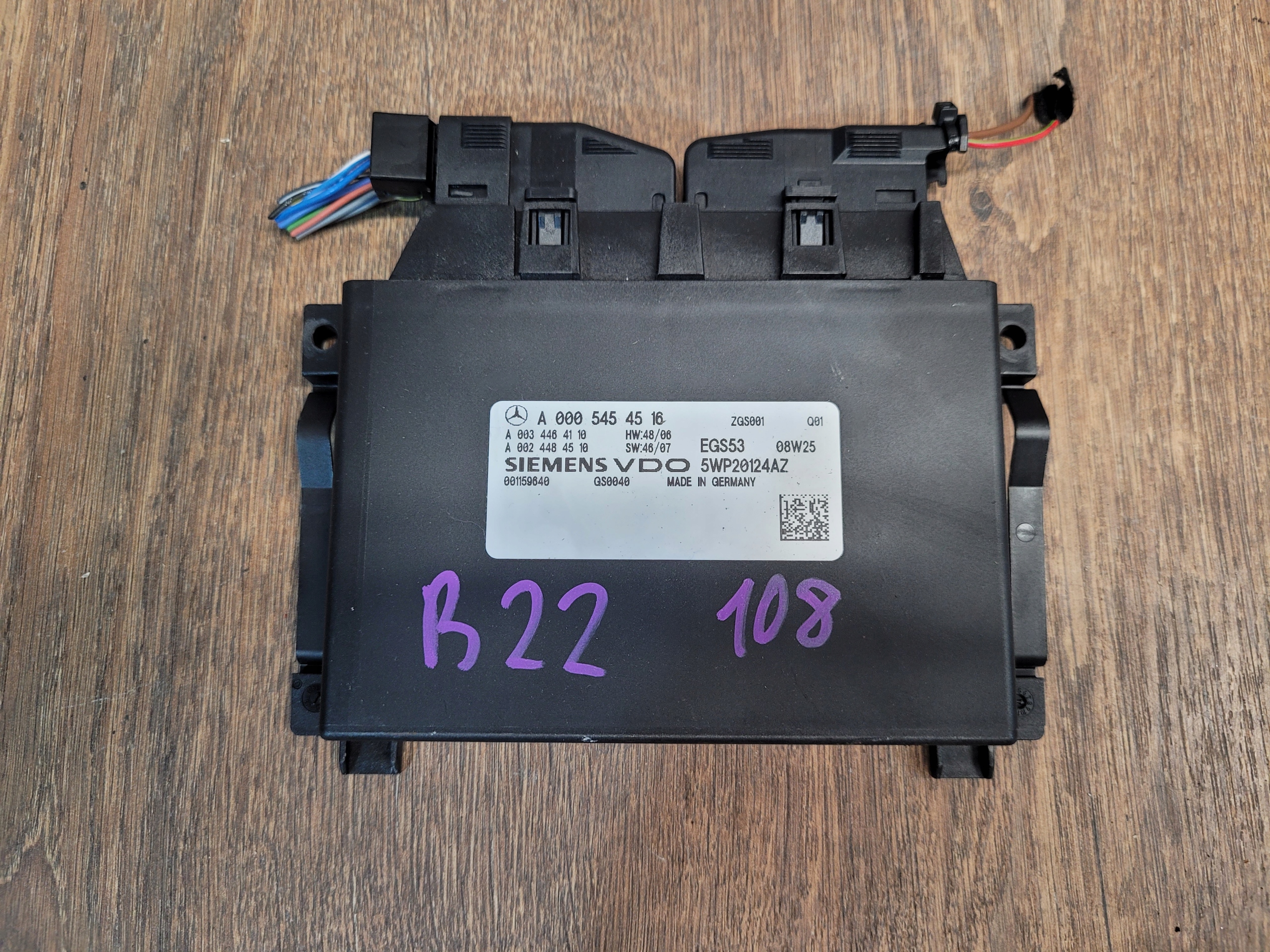 MERCEDES W204 MODUL PREVODOVKY A0005454516