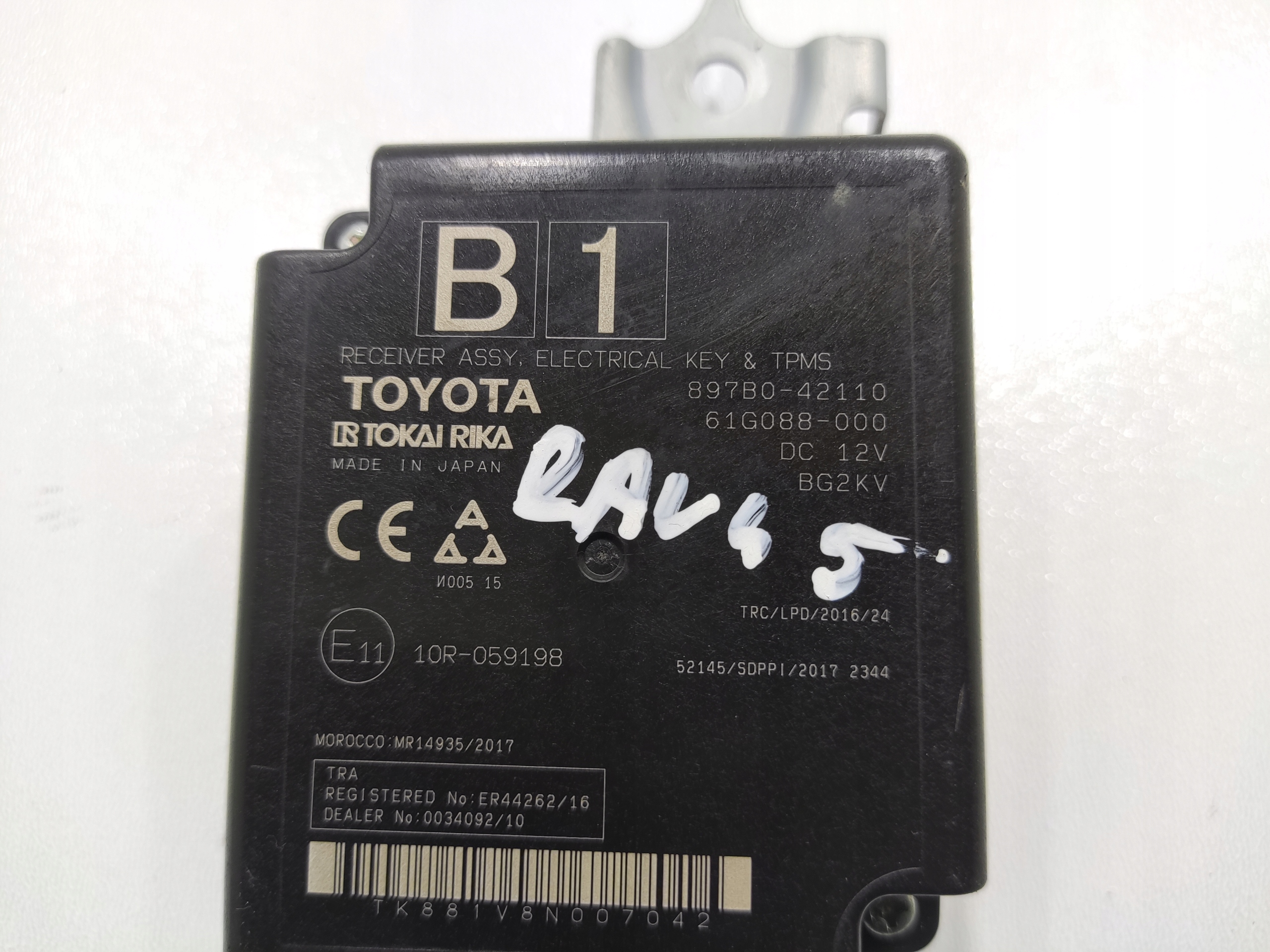 MODUL JEDNOTKA CENTRALNEHO ZAMYKANIA TPMS TOYOTA RAV4 V 2019-2024 897B0-42110