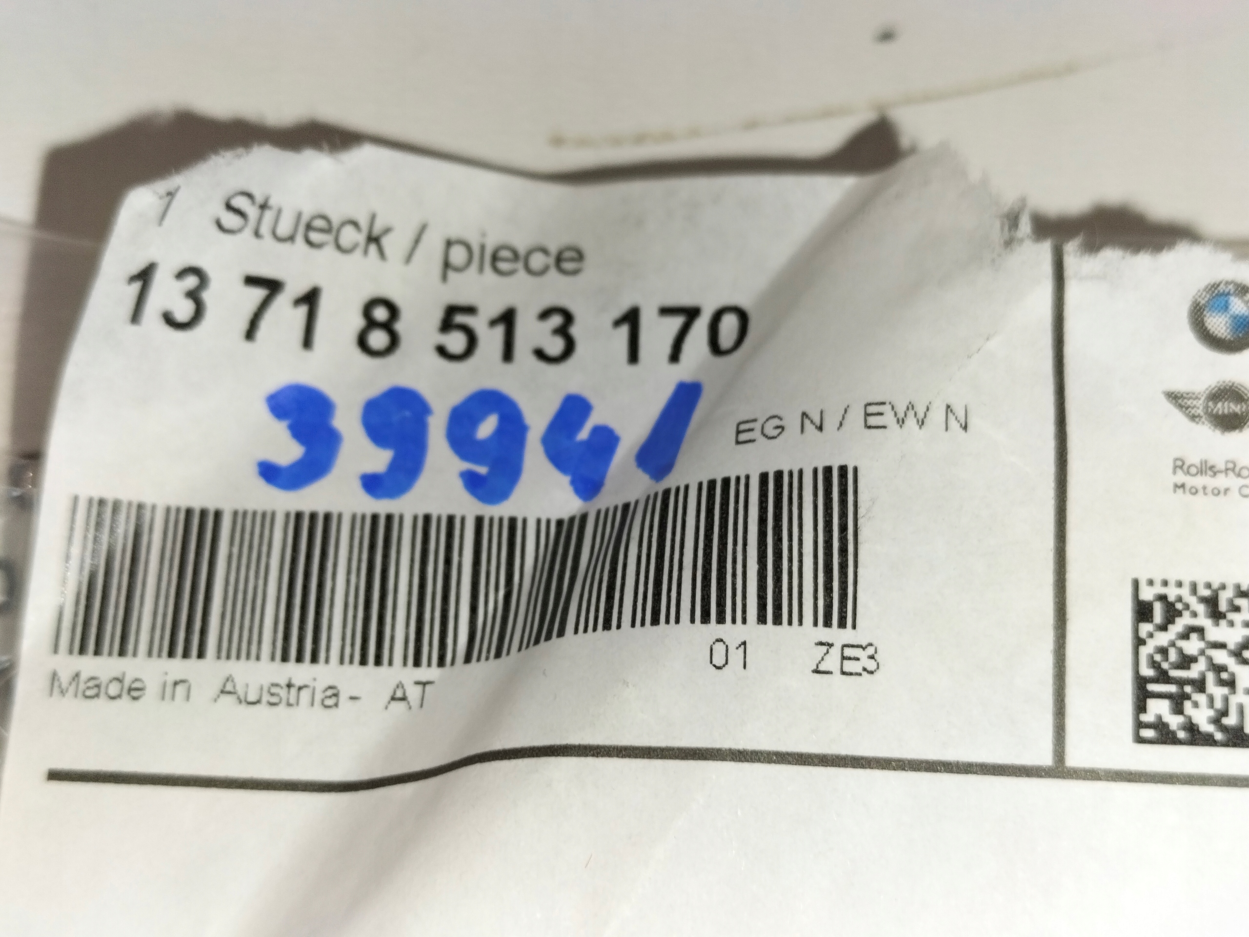 RÚRKA HADICA SEPARÁTOR OLEJA VZDUCHU BMW 1 F20 F21 11- BMW 2 F22 14-
