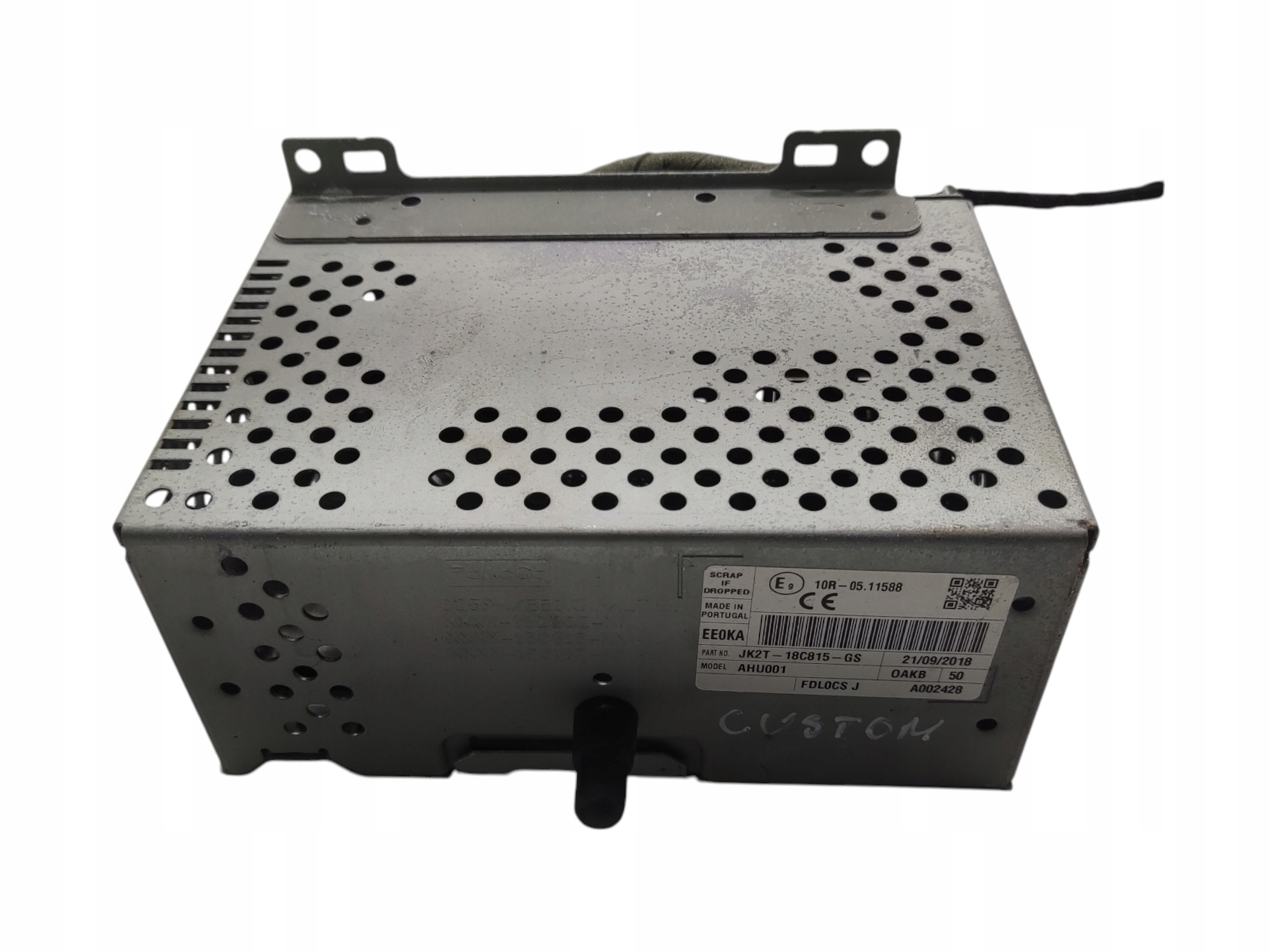 CD RADIO FORD TRANSIT CUSTOM MK1 JK2T-18C815-GS 2015-2023